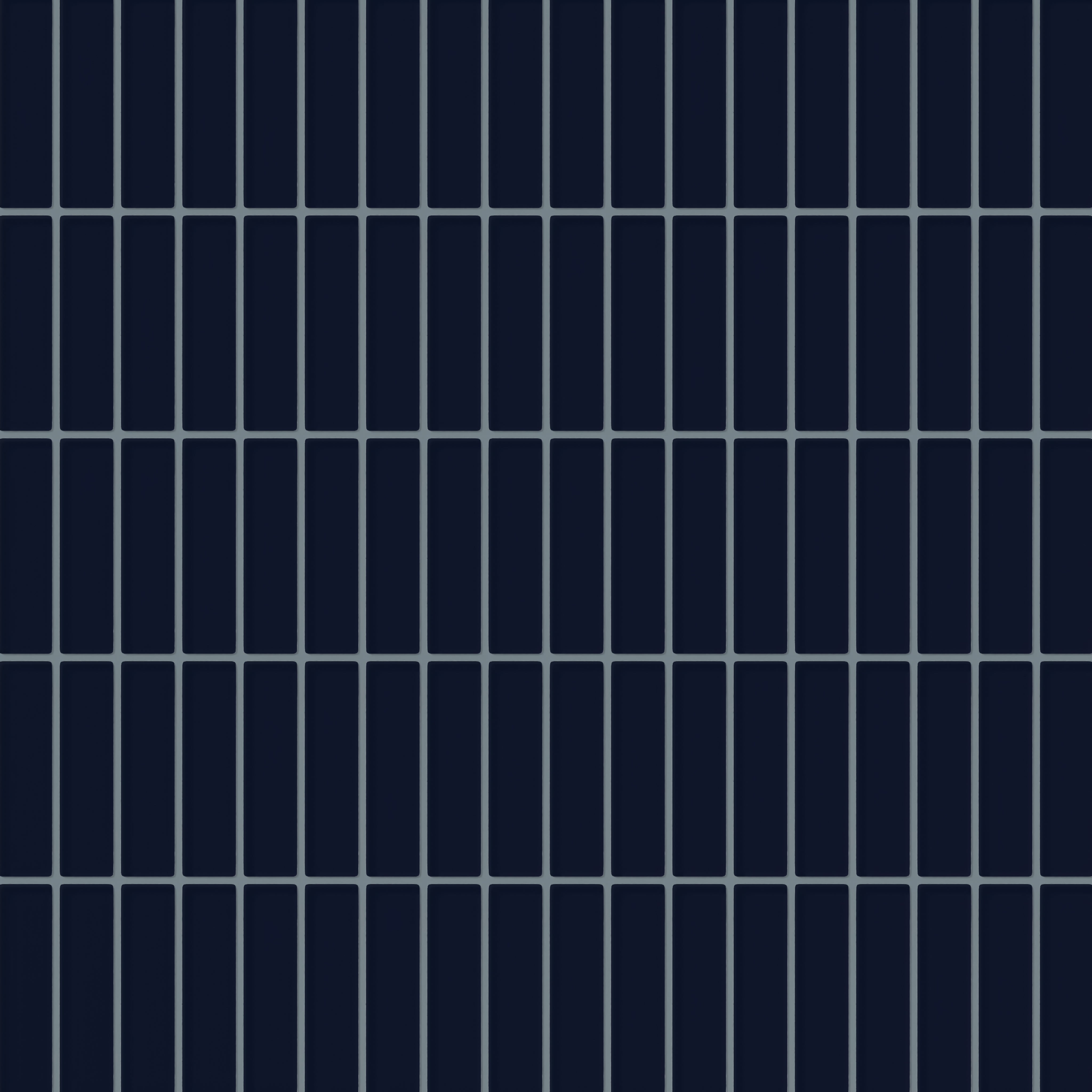 1x4 Straight Set Sheeted Glass Mosaic Tile in Barn Swallow Gloss