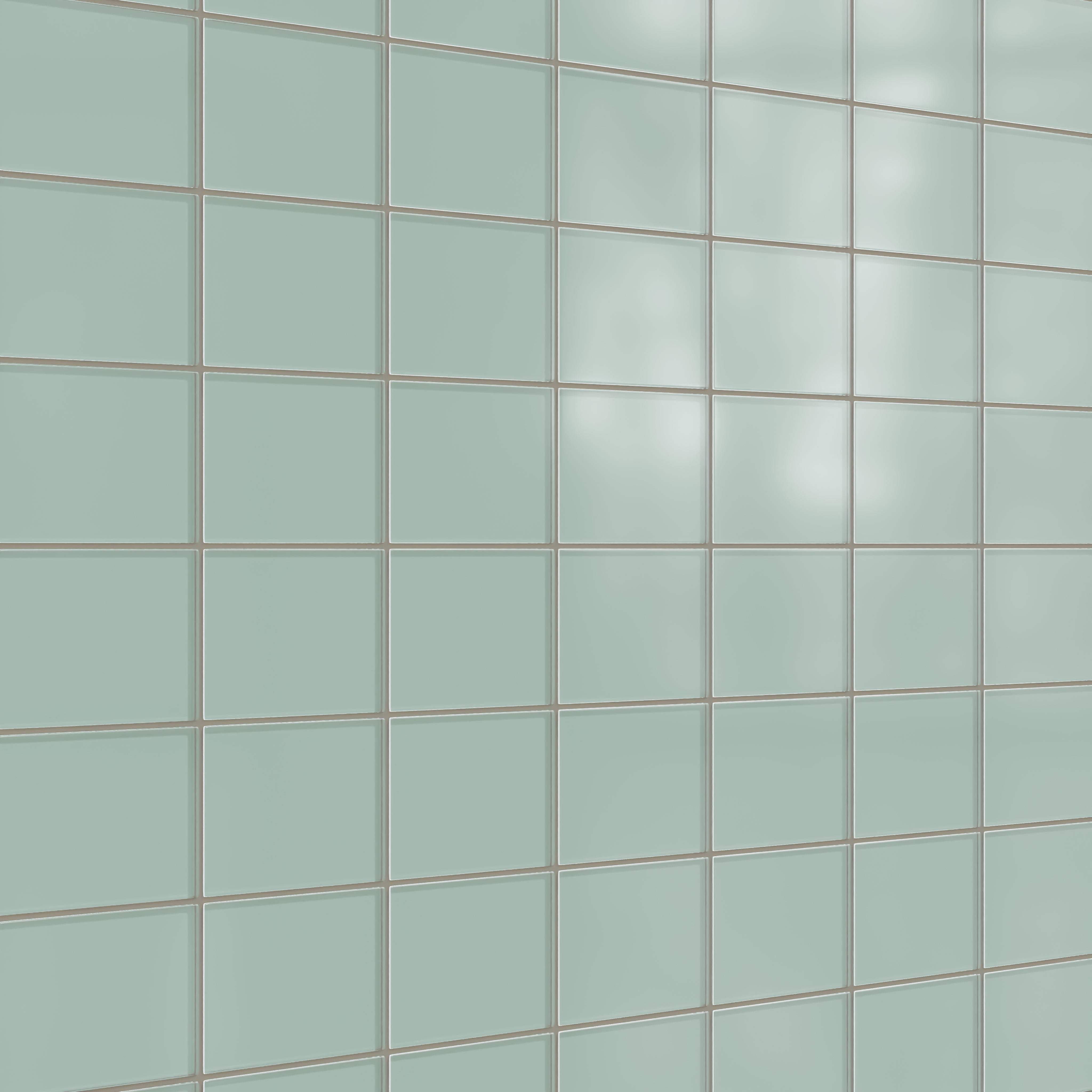 4x6 Glass Tile in Kingfisher Matte