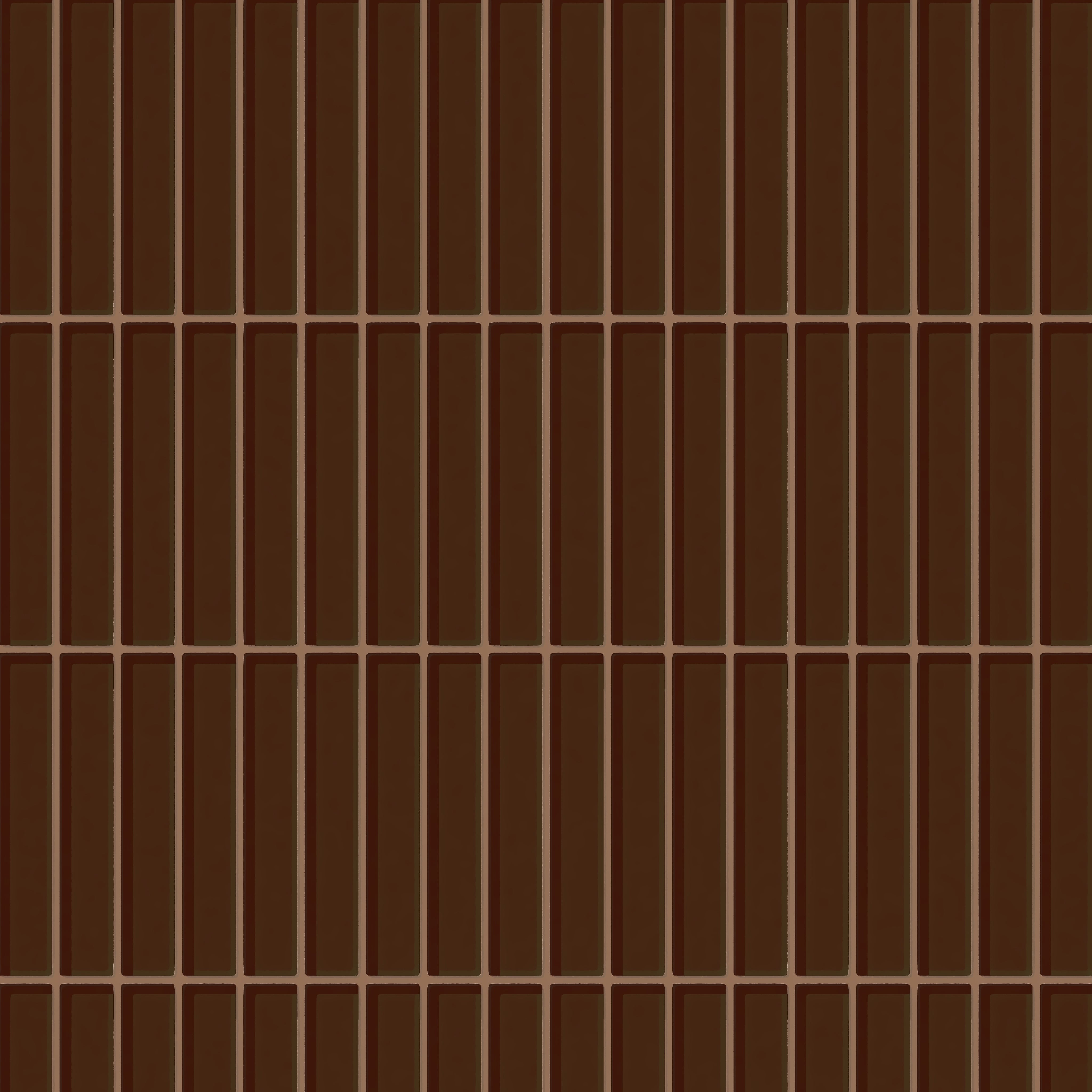 1x6 Straight Set Sheeted Glass Mosaic Tile in Thrasher Gloss