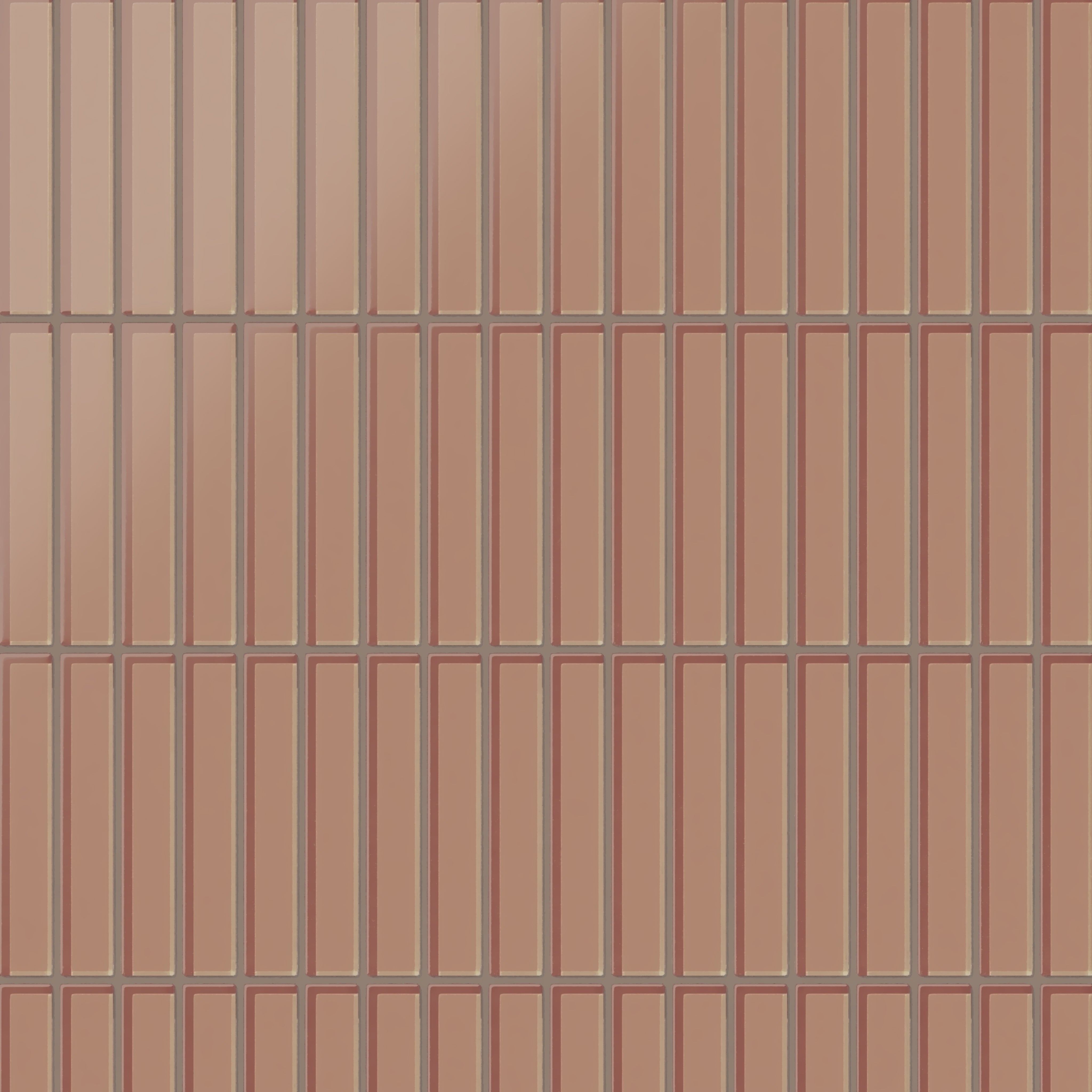 1x6 Straight Set Sheeted Glass Mosaic Tile in Sora Matte