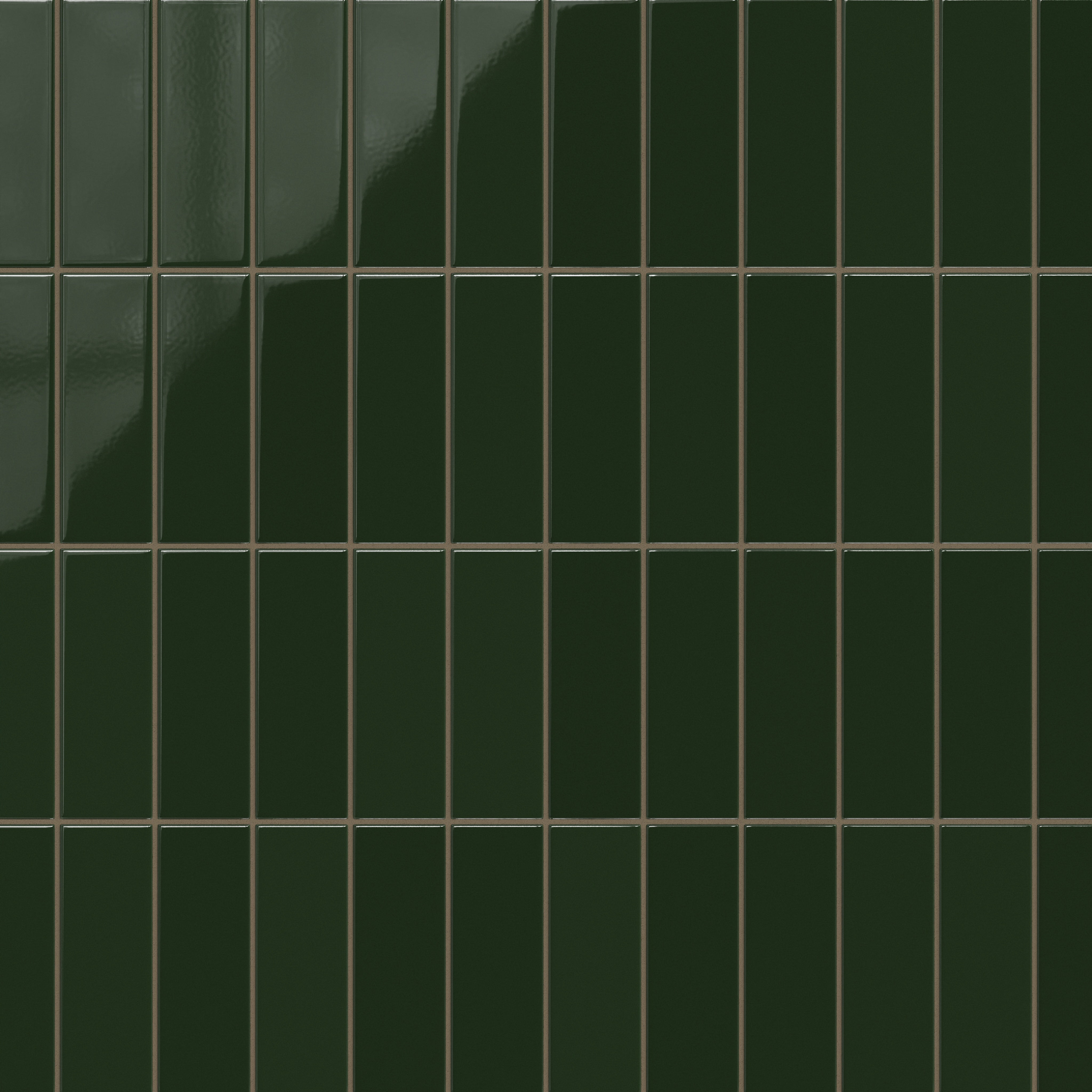 3x9 Original Ceramic Tile in Hunter Green Gloss