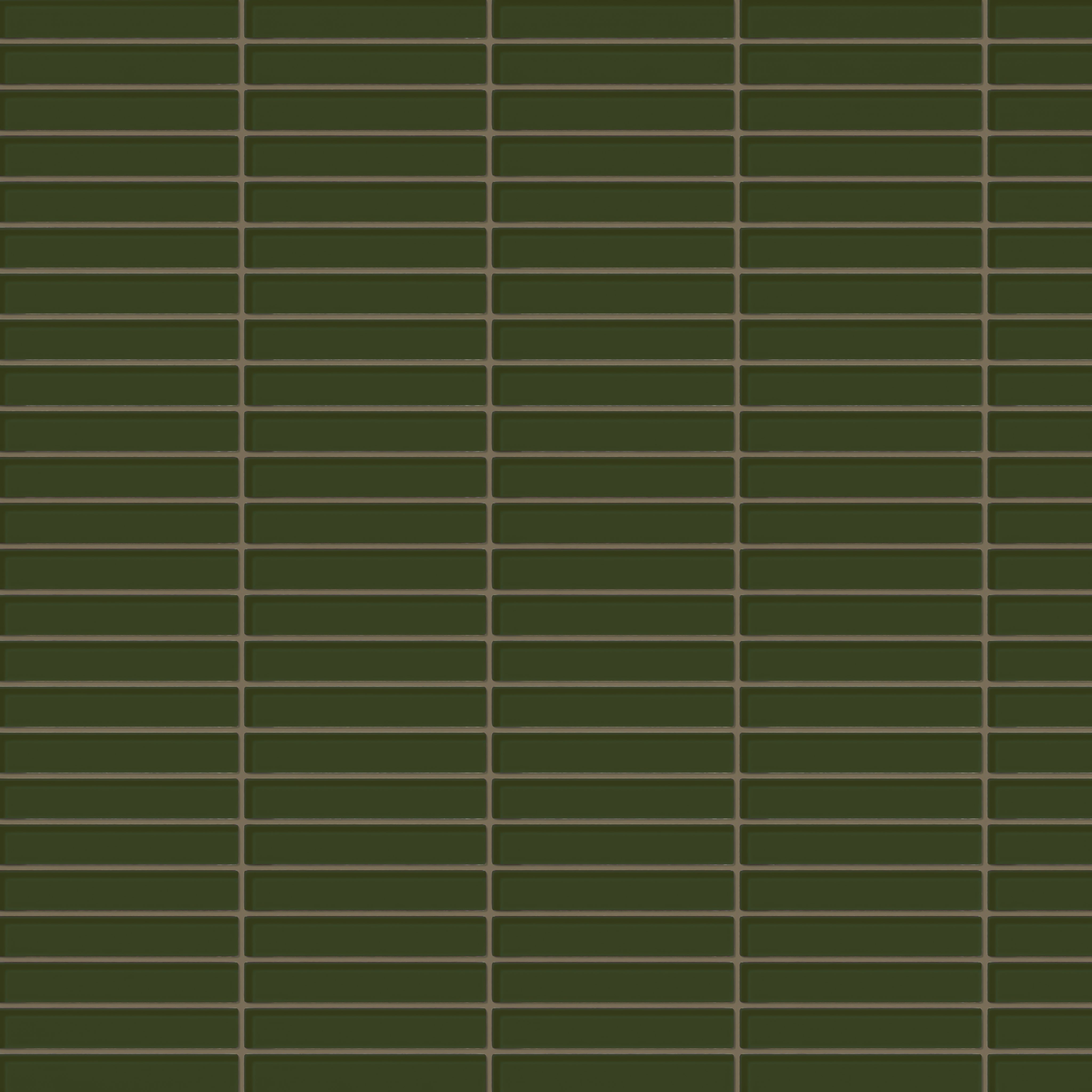 1x6 Straight Set Sheeted Glass Mosaic Tile in Starling Gloss