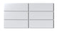 2x6 Natural Press Ceramic Tile in Tin Oxide Matte