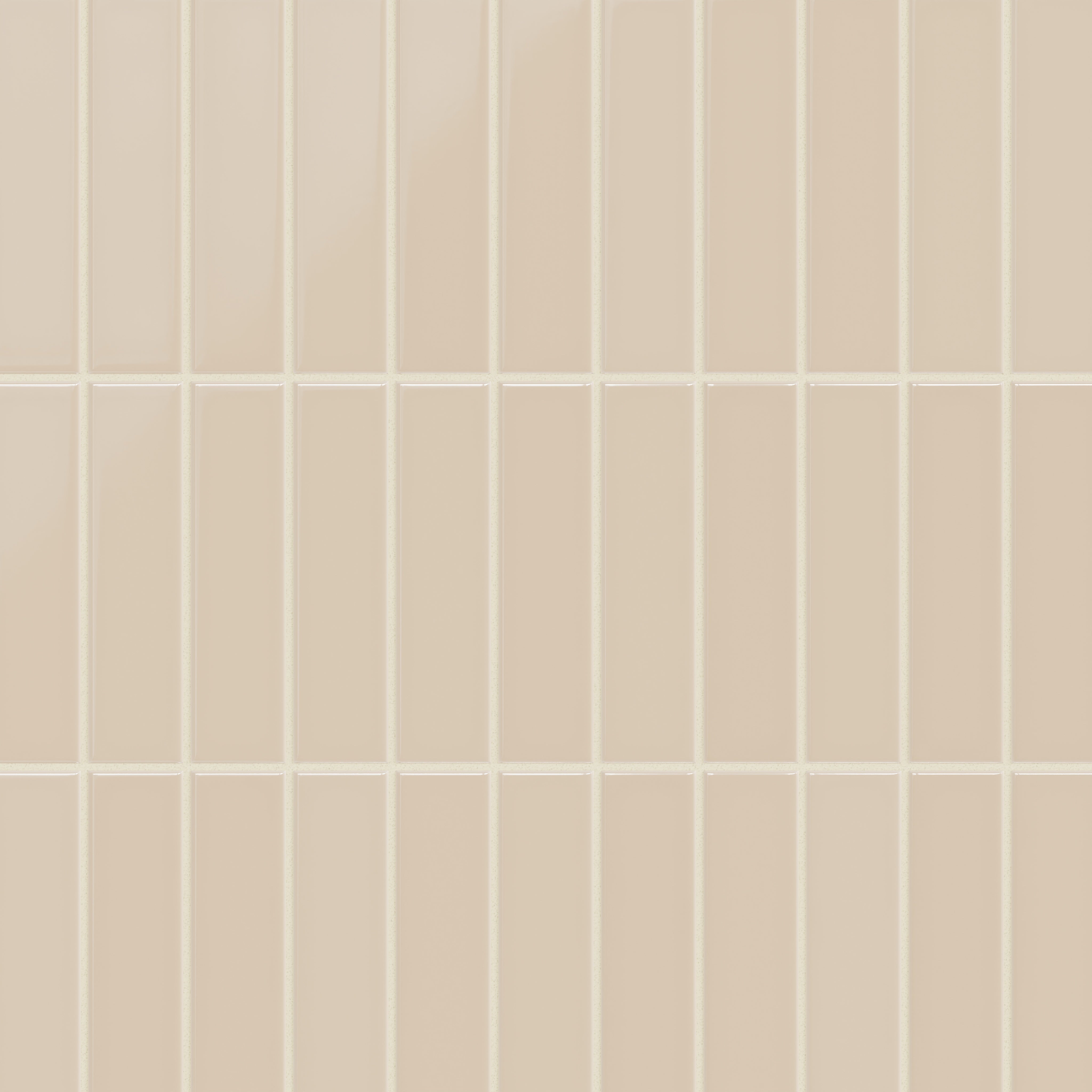 【euw】nuance quilting tulle outer / beige Tumbleweed 2x8 Gloss Original Ceramic Tile - Fireclay Tile