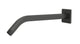 Flatiron 45-Degree 12" Shower Arm with Flange in Blackened Nickel