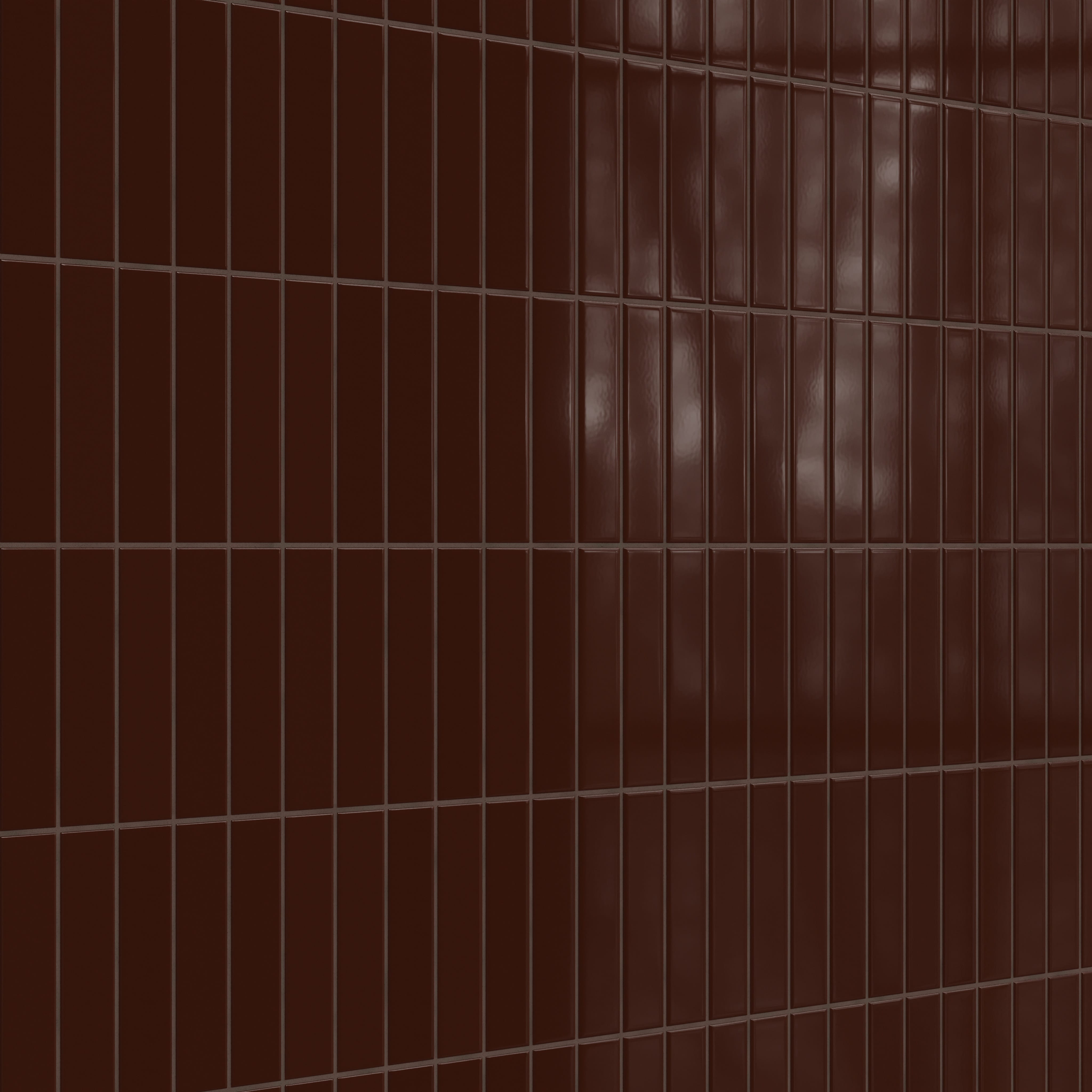 Garnet 2x8 Gloss Original Ceramic Tile - Quick Ship - Fireclay Tile