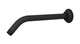 Emerson 45-Degree 12" Shower Arm with Flange in Matte Black