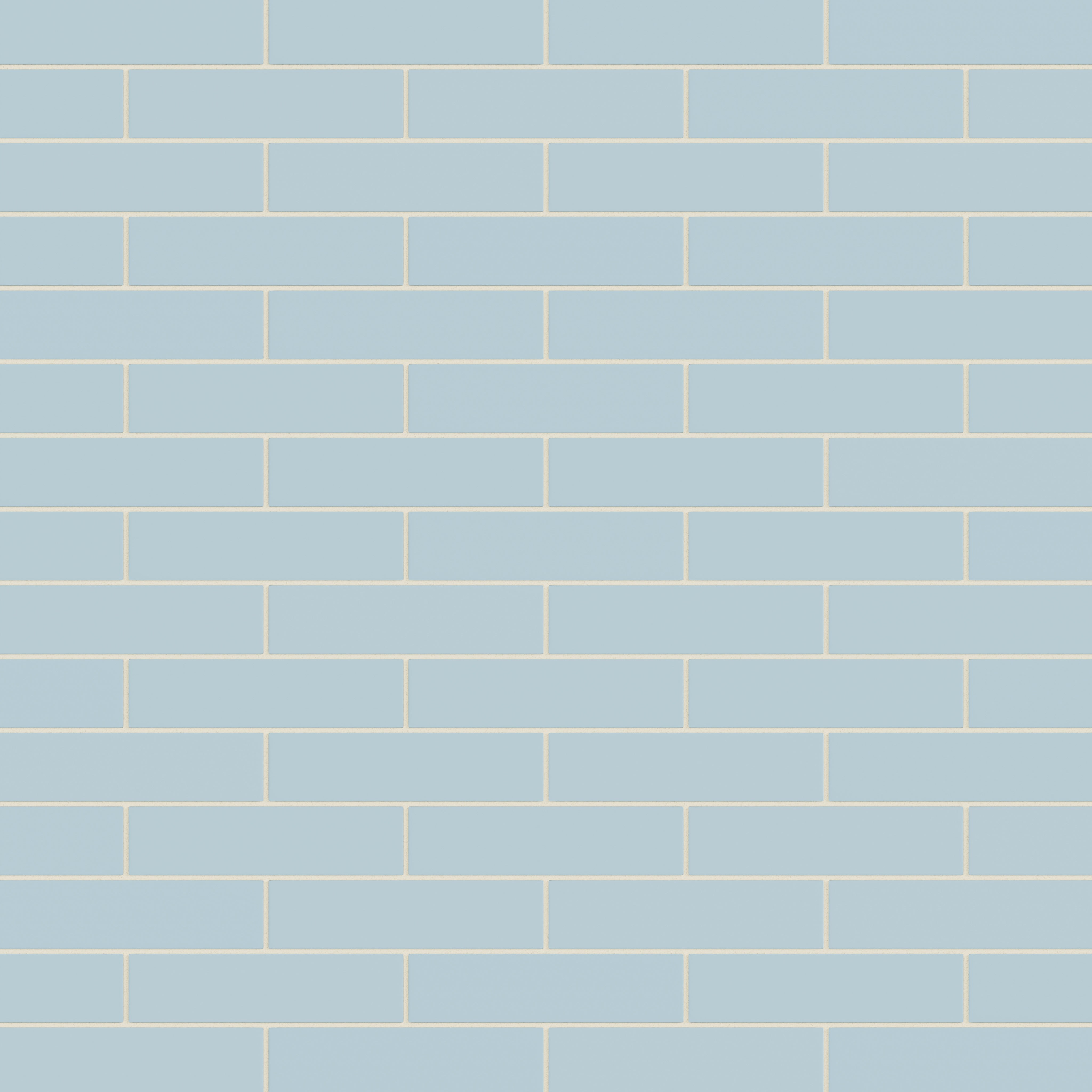 2x8 Natural Press Ceramic Tile in Egyptian Blue Matte