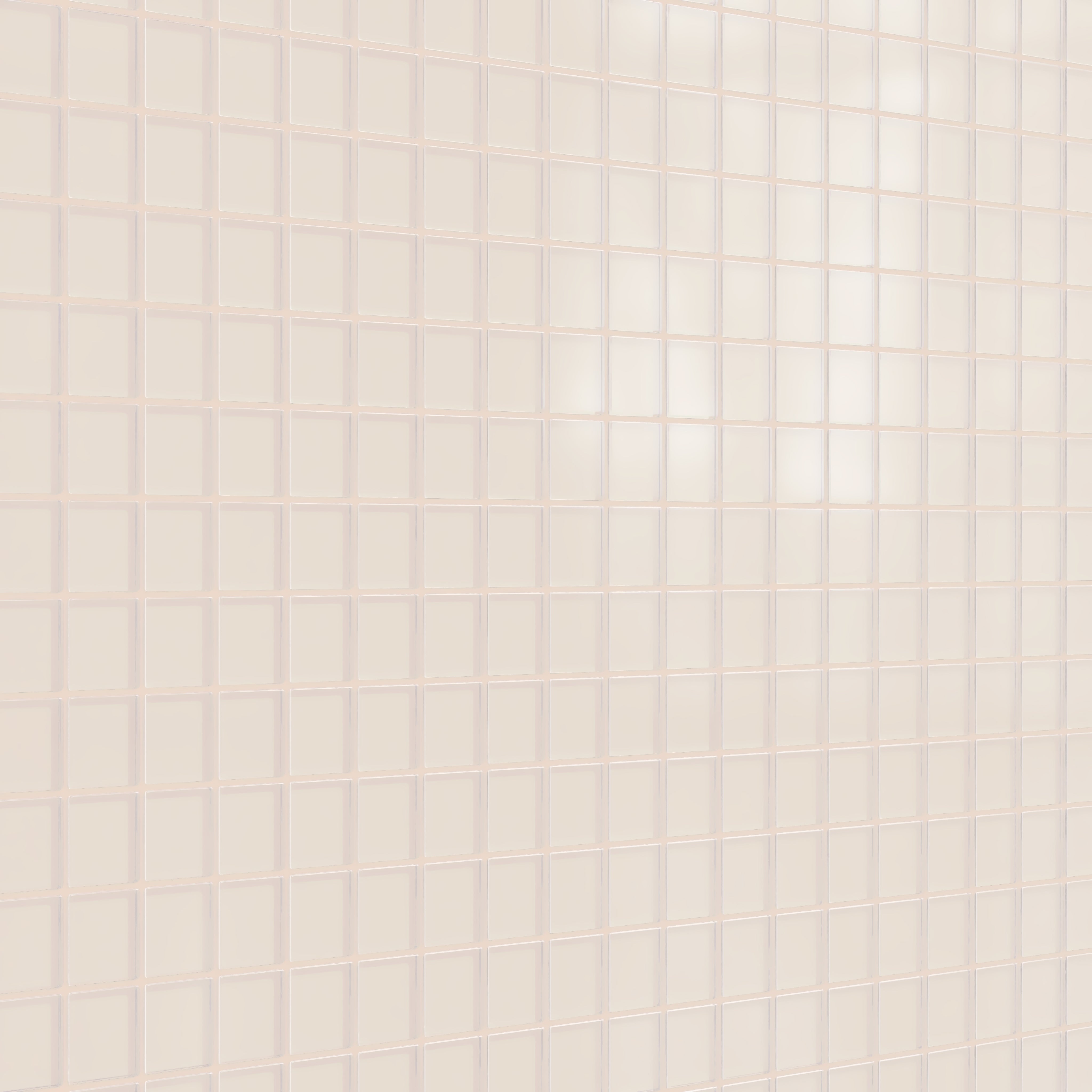 2x2 Straight Set Sheeted Glass Mosaic Tile in Sandpiper Matte