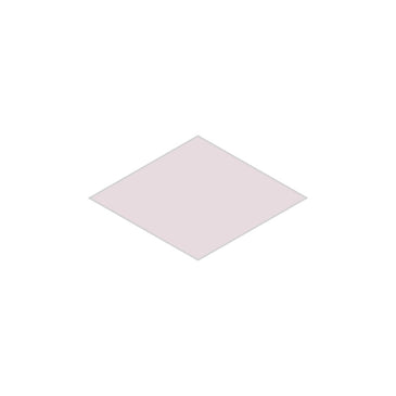 Large Diamond Original Ceramic Tile in Evening Glow Matte