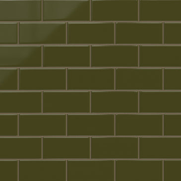 3x6 Original Ceramic Tile in Bonsai Gloss