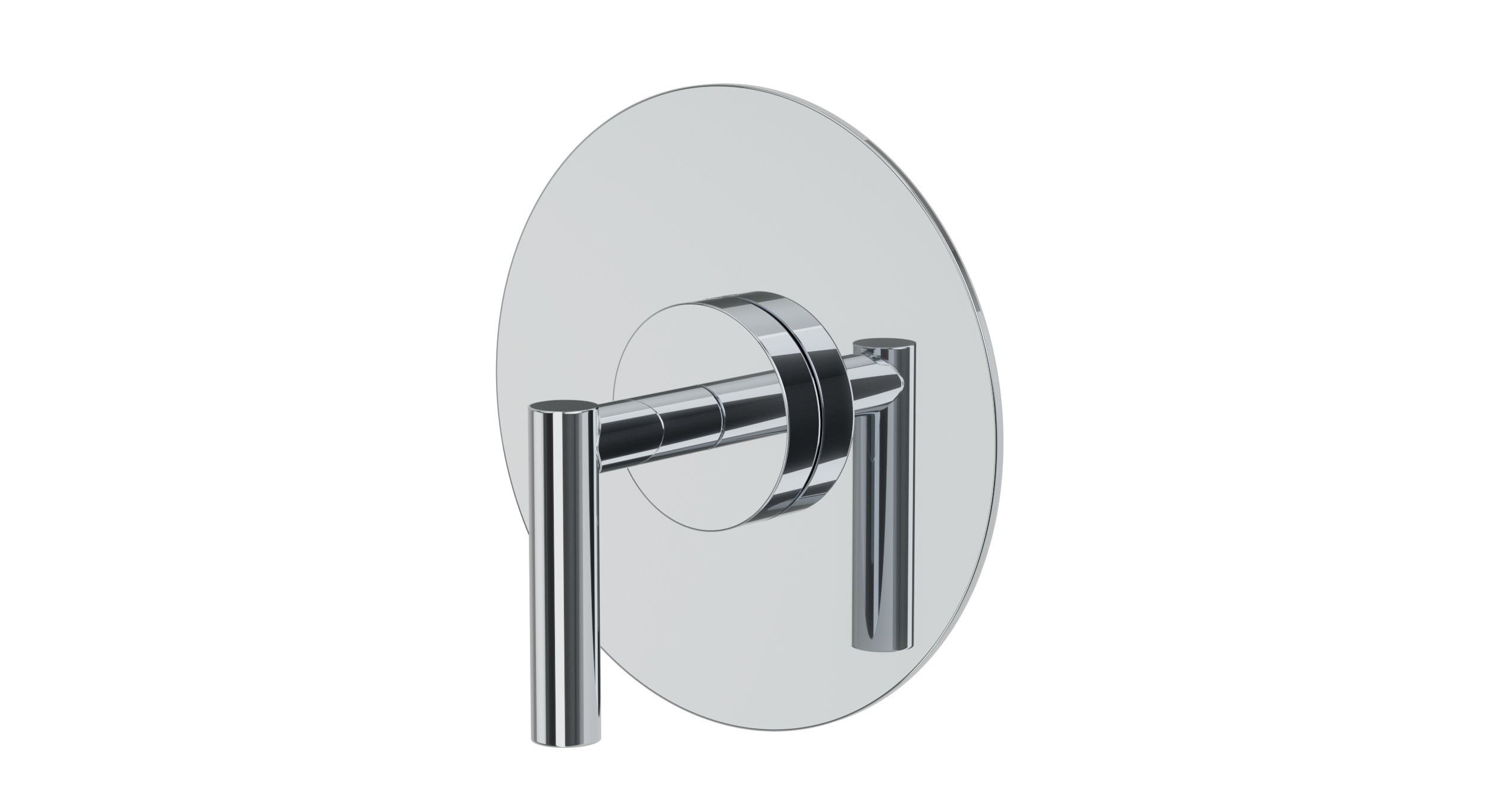 Contour One Handle Wall Mount Shower Trim with Soft Lever Handle