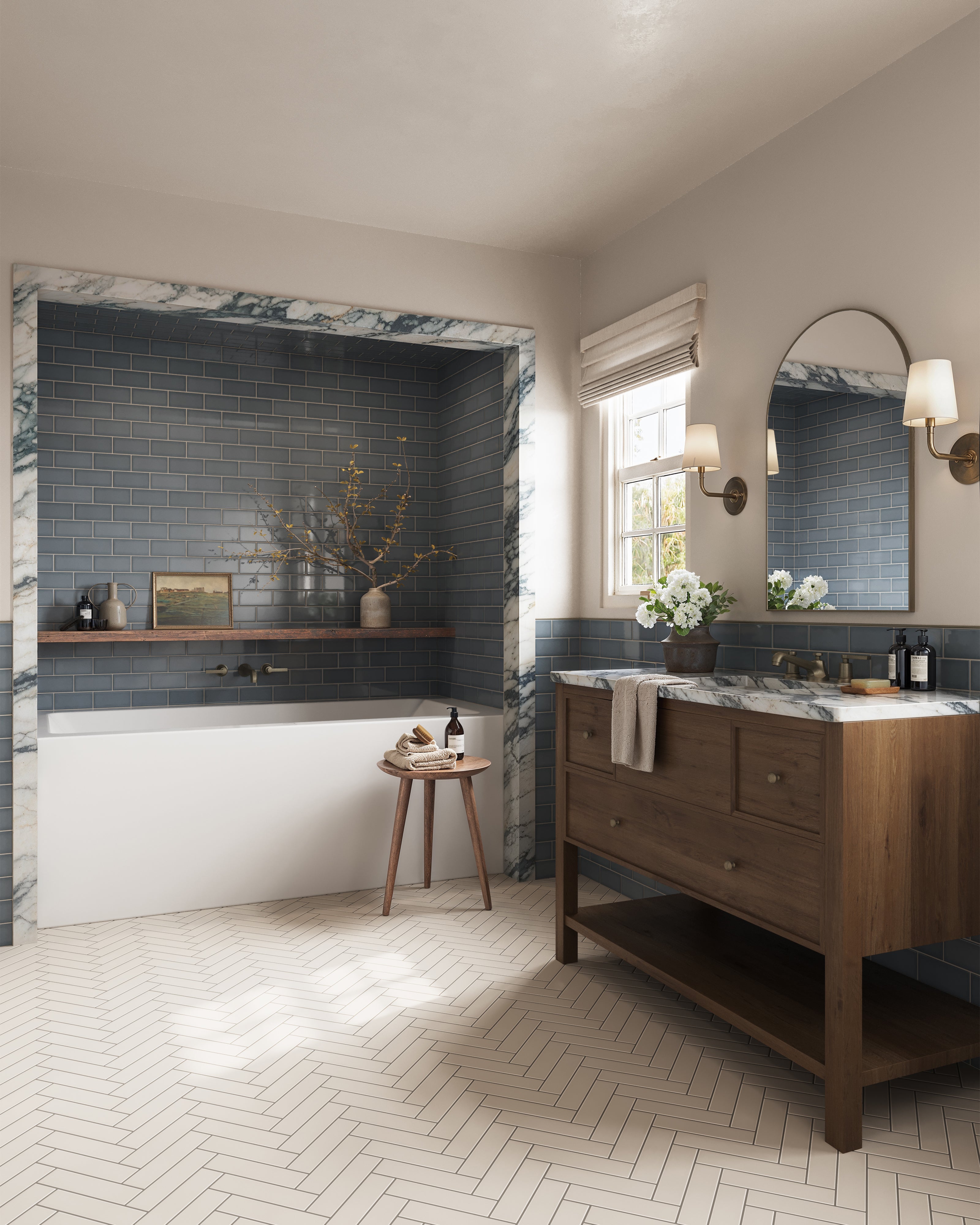 3x6 Original Ceramic Tile in Nautical Gloss