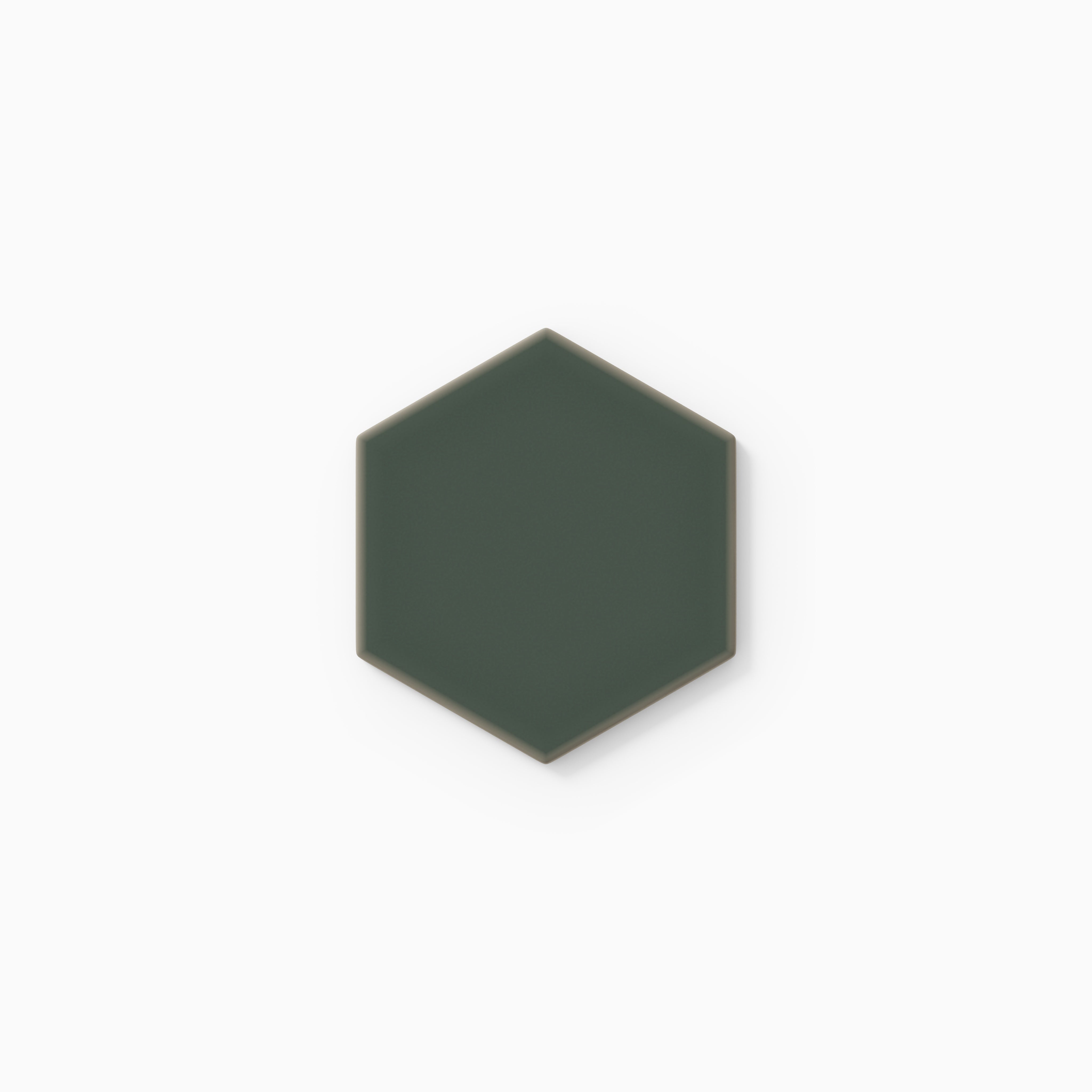 4" Hexagon Original Ceramic Tile in Tempest Matte