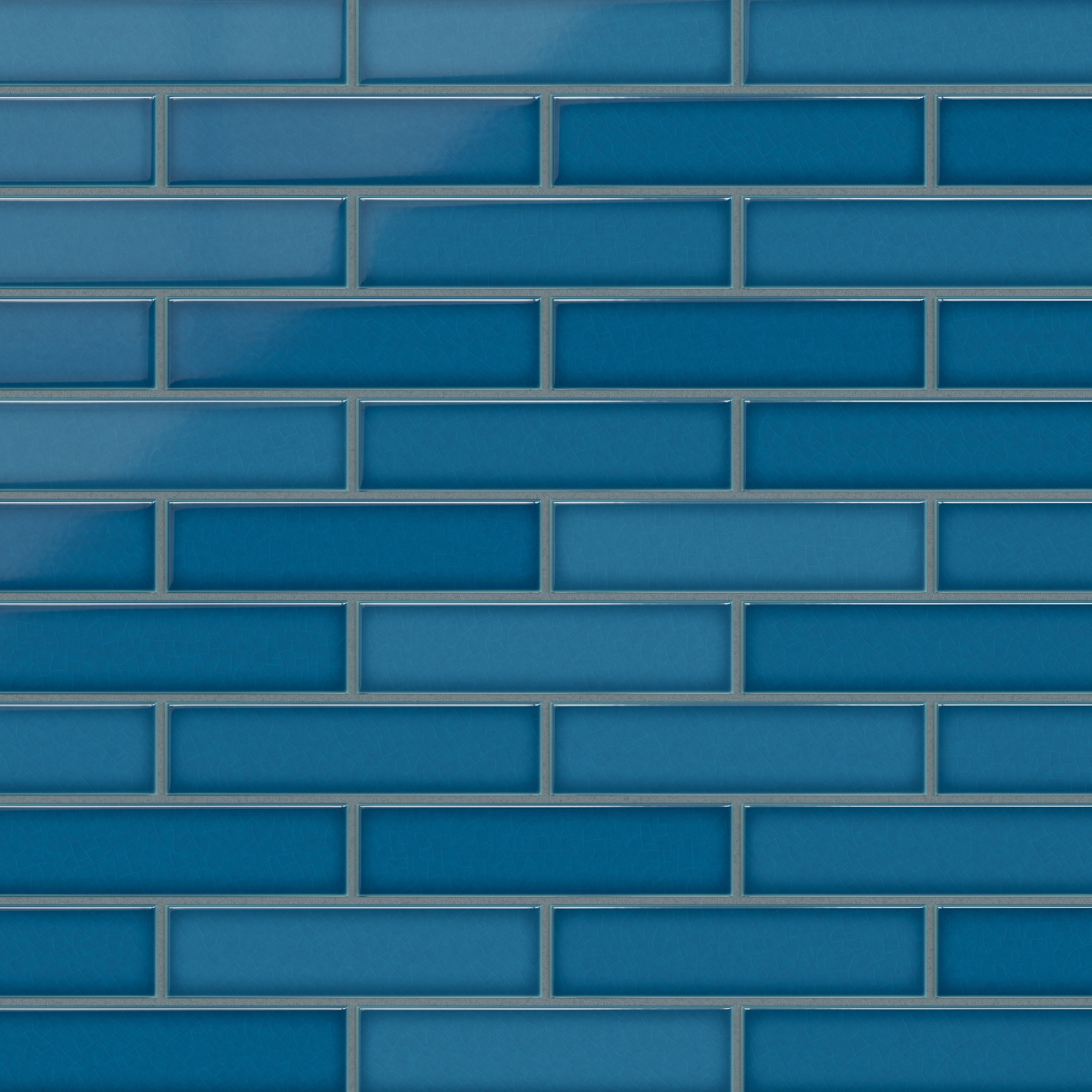 2x8 Original Ceramic Tile in Adriatic Sea Gloss
