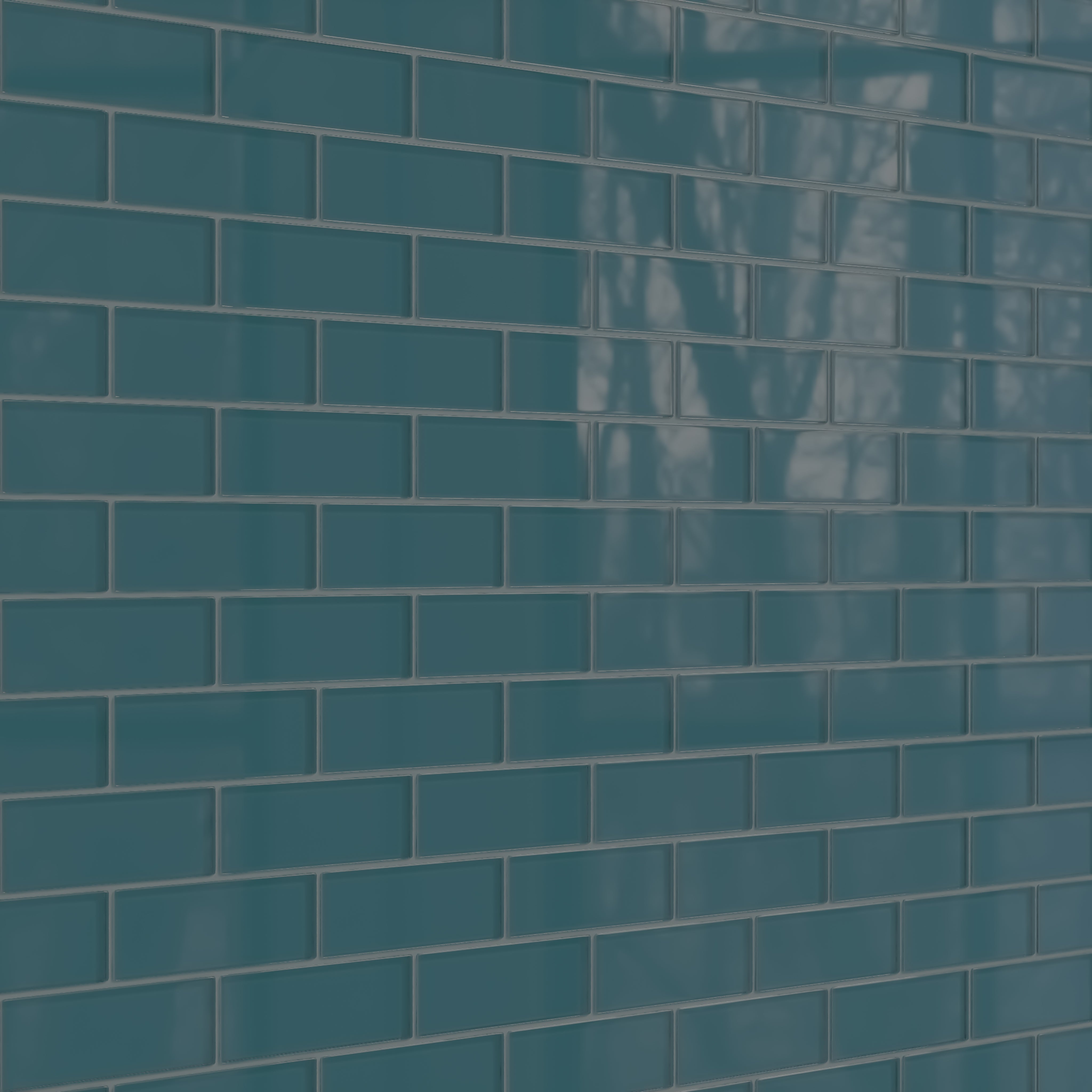 2x6 Glass Tile in Magpie Gloss