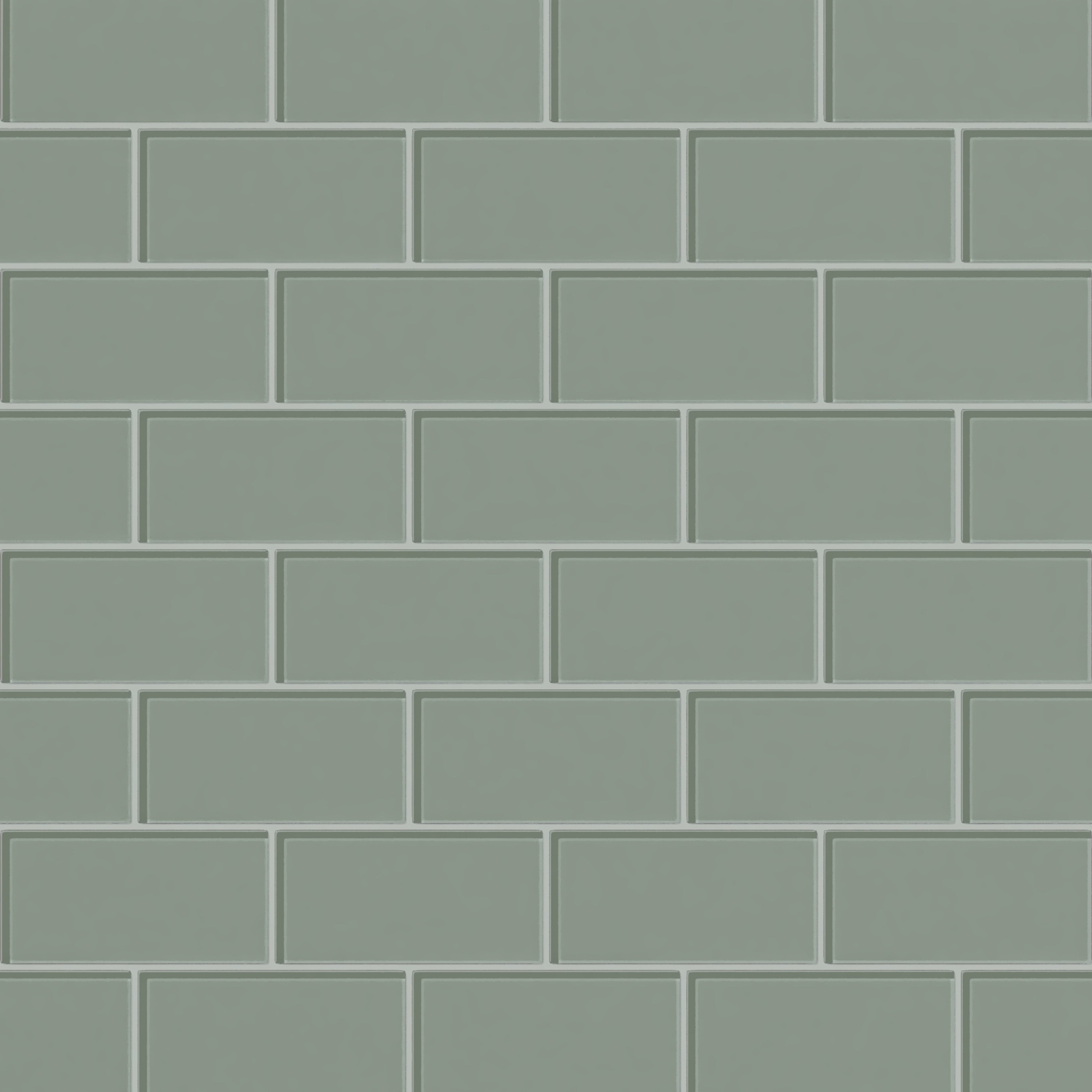 3x6 Glass Tile in Hummingbird Gloss