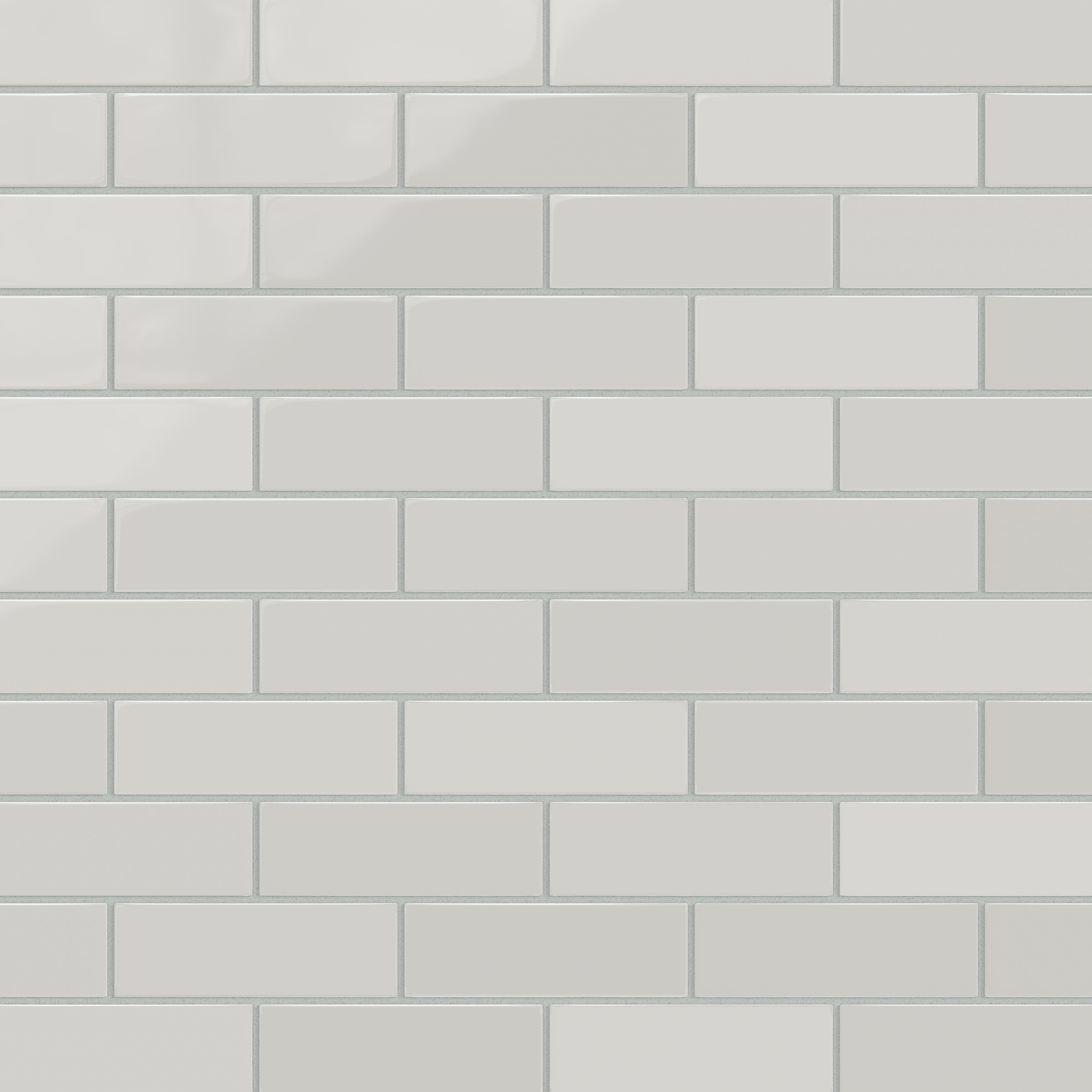 2x6 Natural Press Ceramic Tile in Cloud Cover Gloss