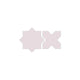 Mini Star & Cross Original Ceramic Tile in Evening Glow Matte