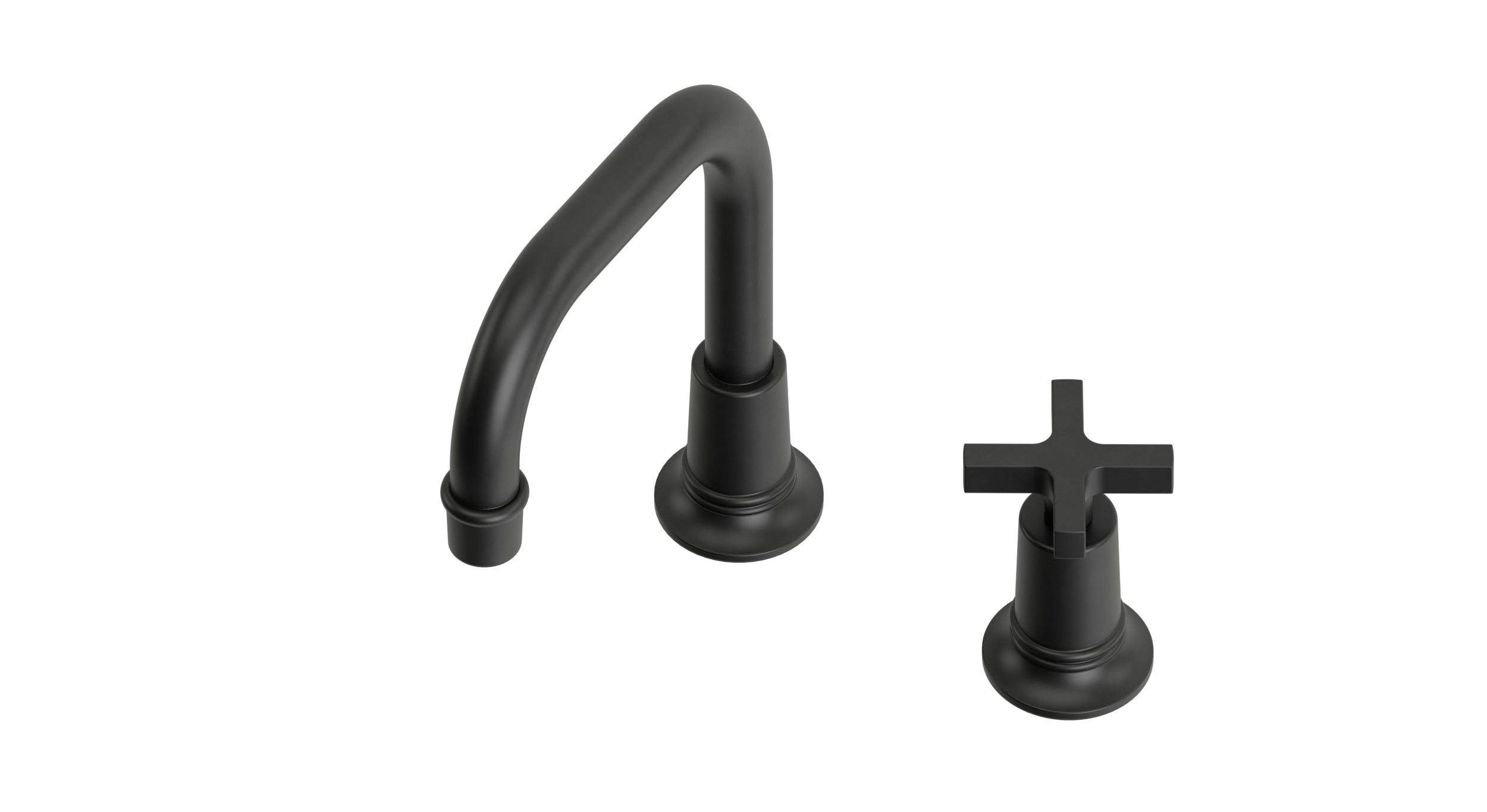 Emerson One Handle Deck Mount Squaretop Lavatory Faucet with Classic Cross Handle in Oil Rubbed Bronze