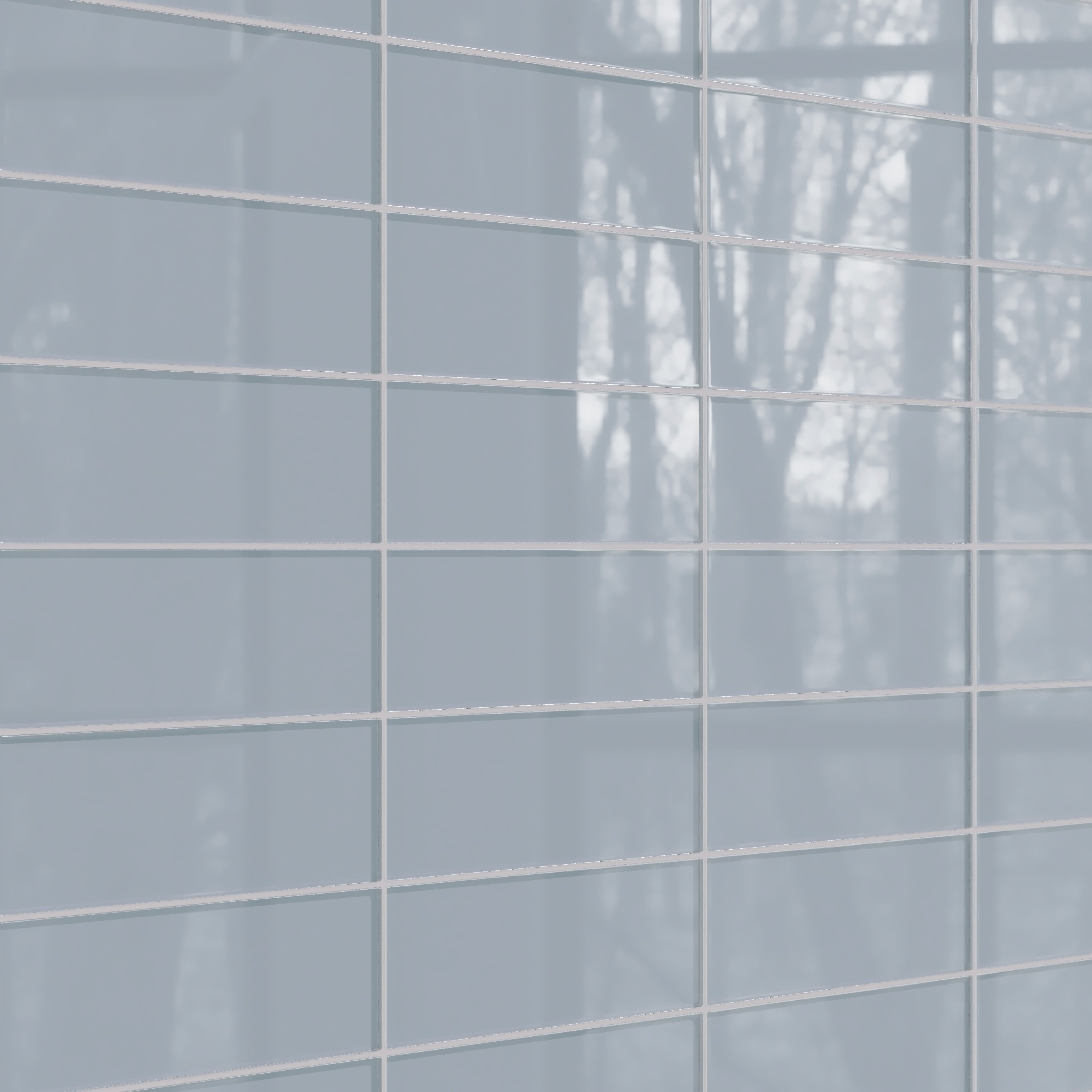 4x12 Glass Tile in Pinyon Jay Gloss