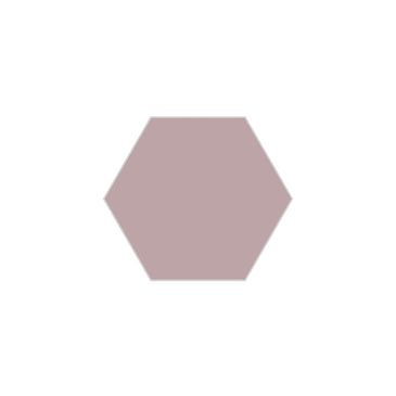 6" Hexagon Original Ceramic Tile in Painted Sky Matte