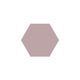6" Hexagon Original Ceramic Tile in Painted Sky Matte