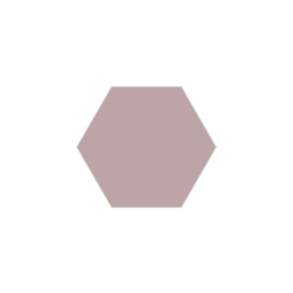 6" Hexagon Original Ceramic Tile in Painted Sky Matte