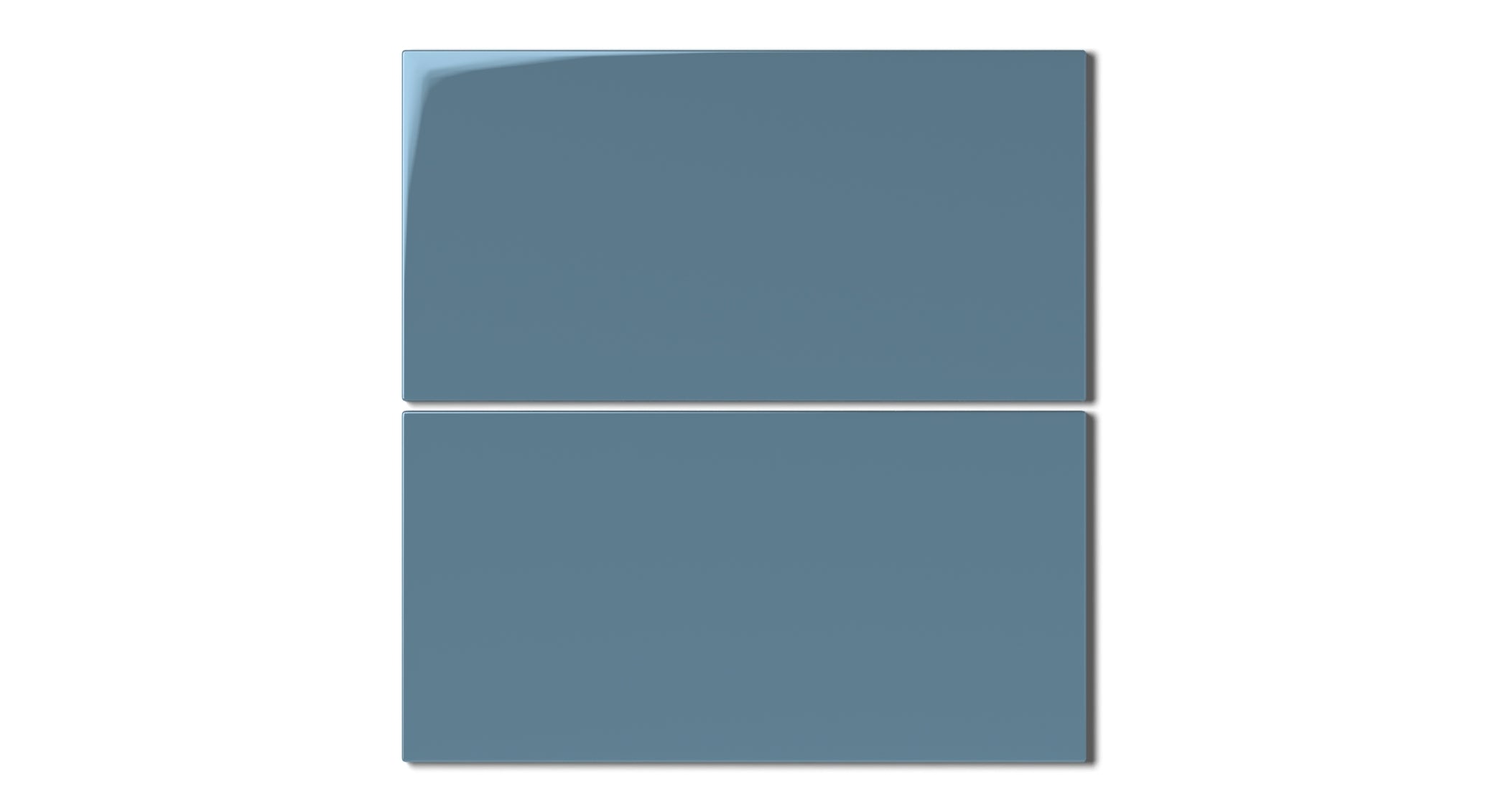 6x12 Natural Press Ceramic Tile in Azurite Gloss
