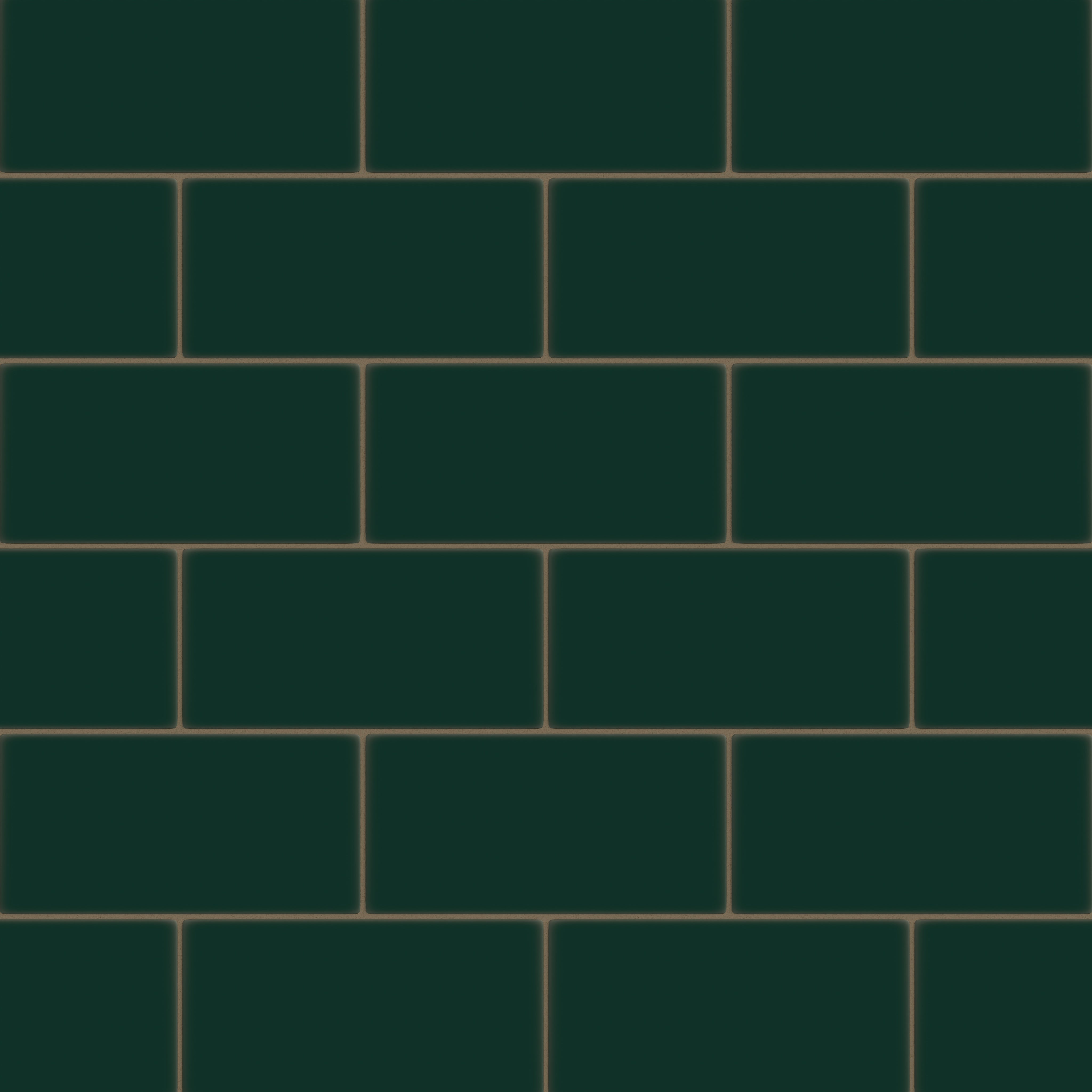 6x12 Original Ceramic Tile in Evergreen Matte
