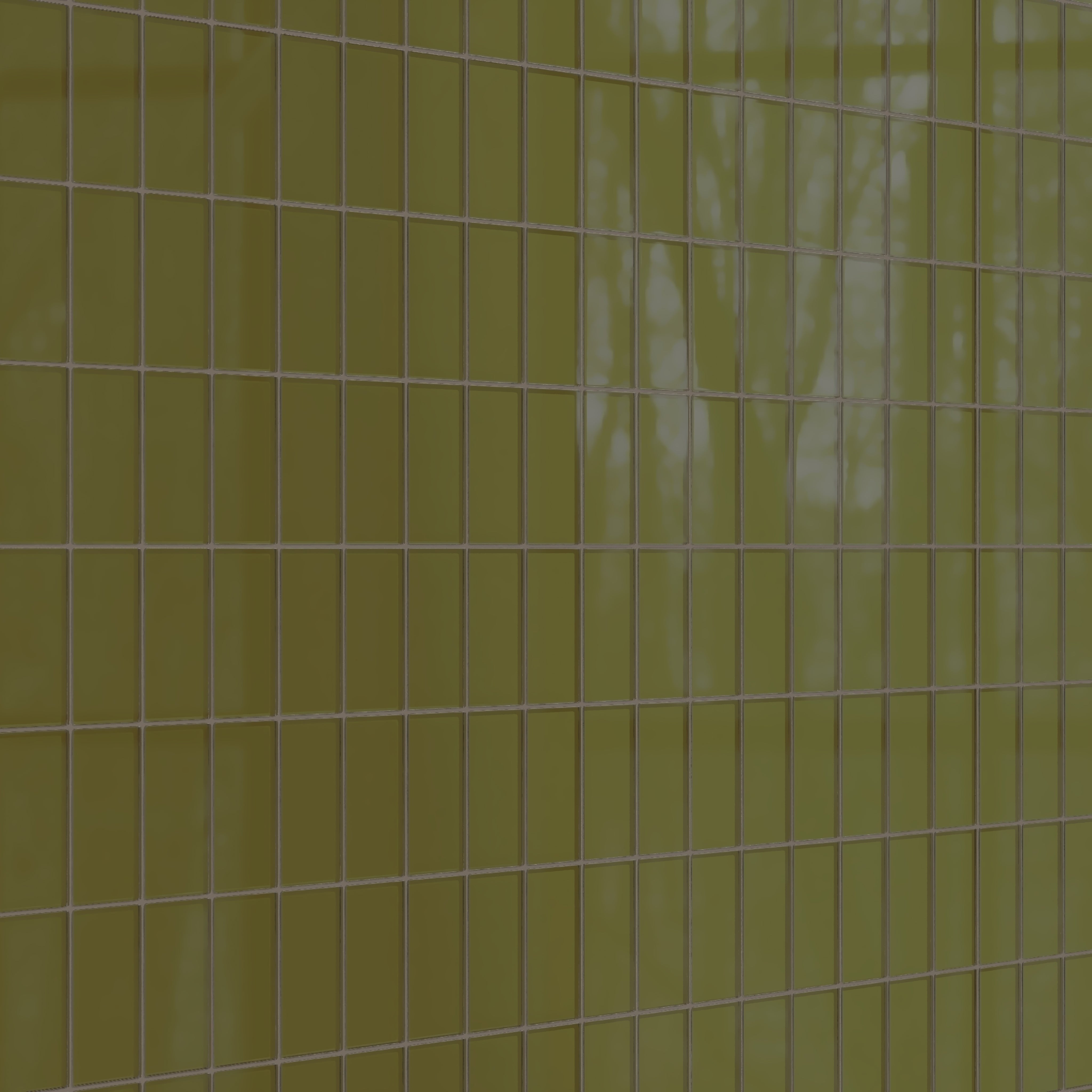 3x6 Glass Tile in Cormorant Gloss