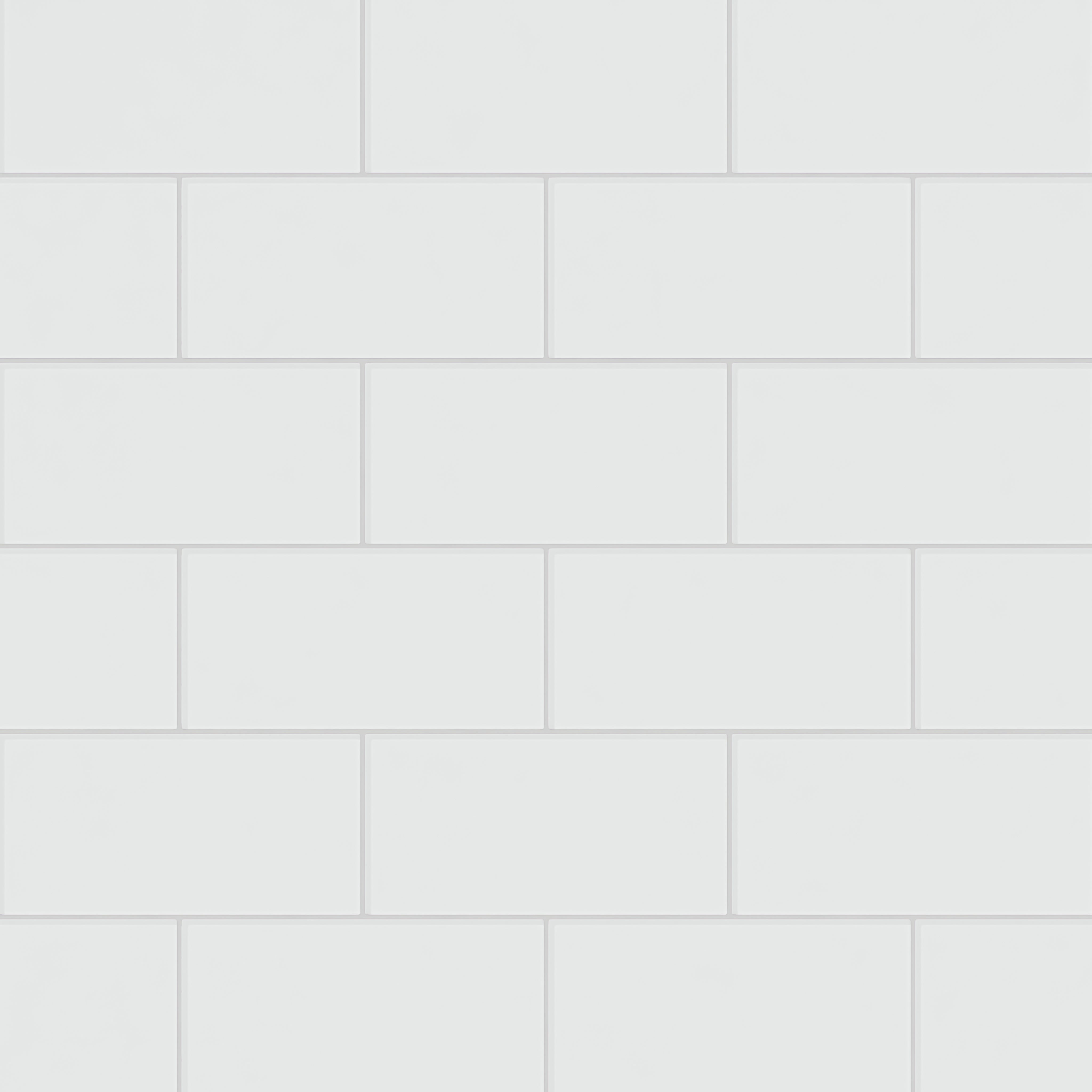 6x12 Glass Tile in Egret Gloss