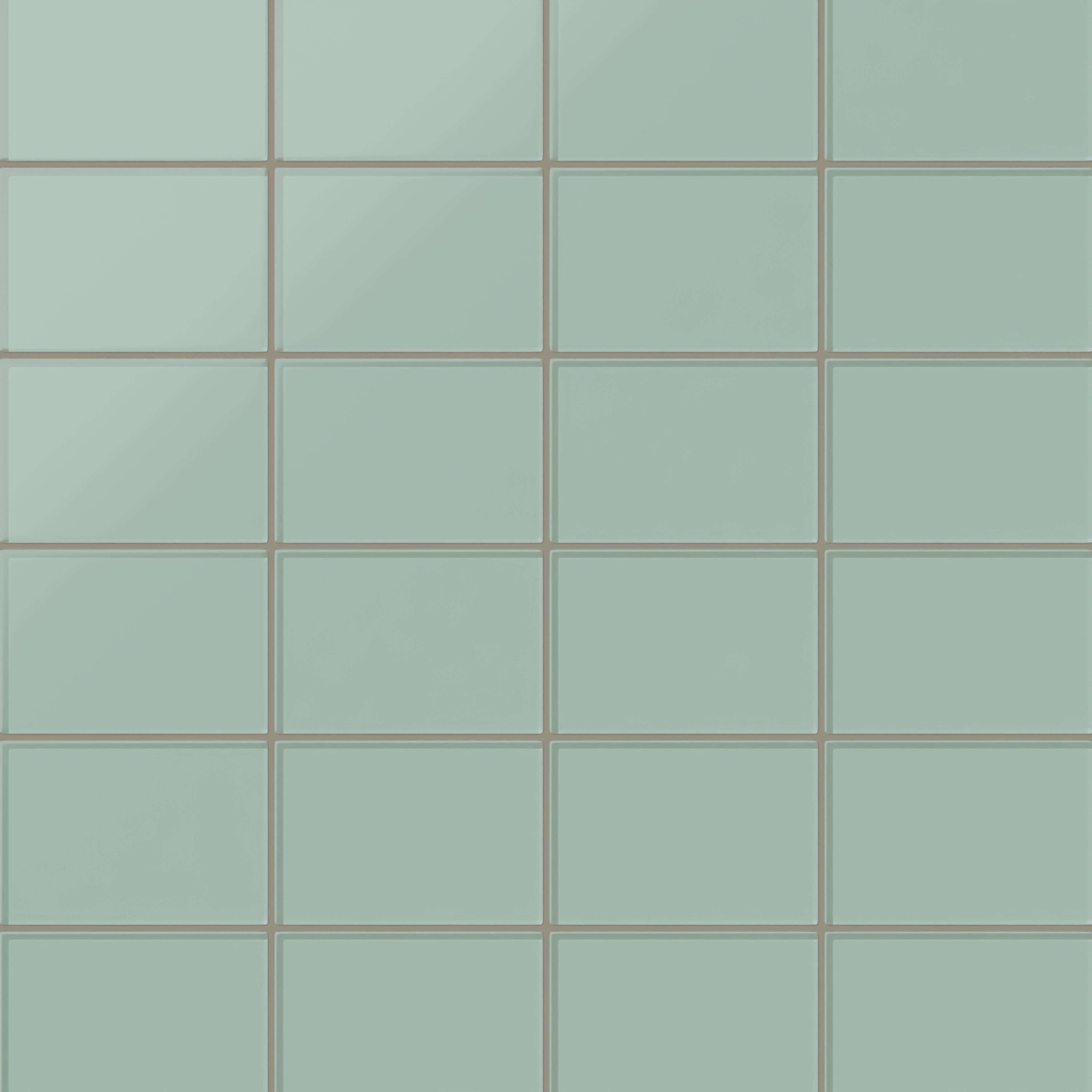 4x6 Glass Tile in Kingfisher Matte