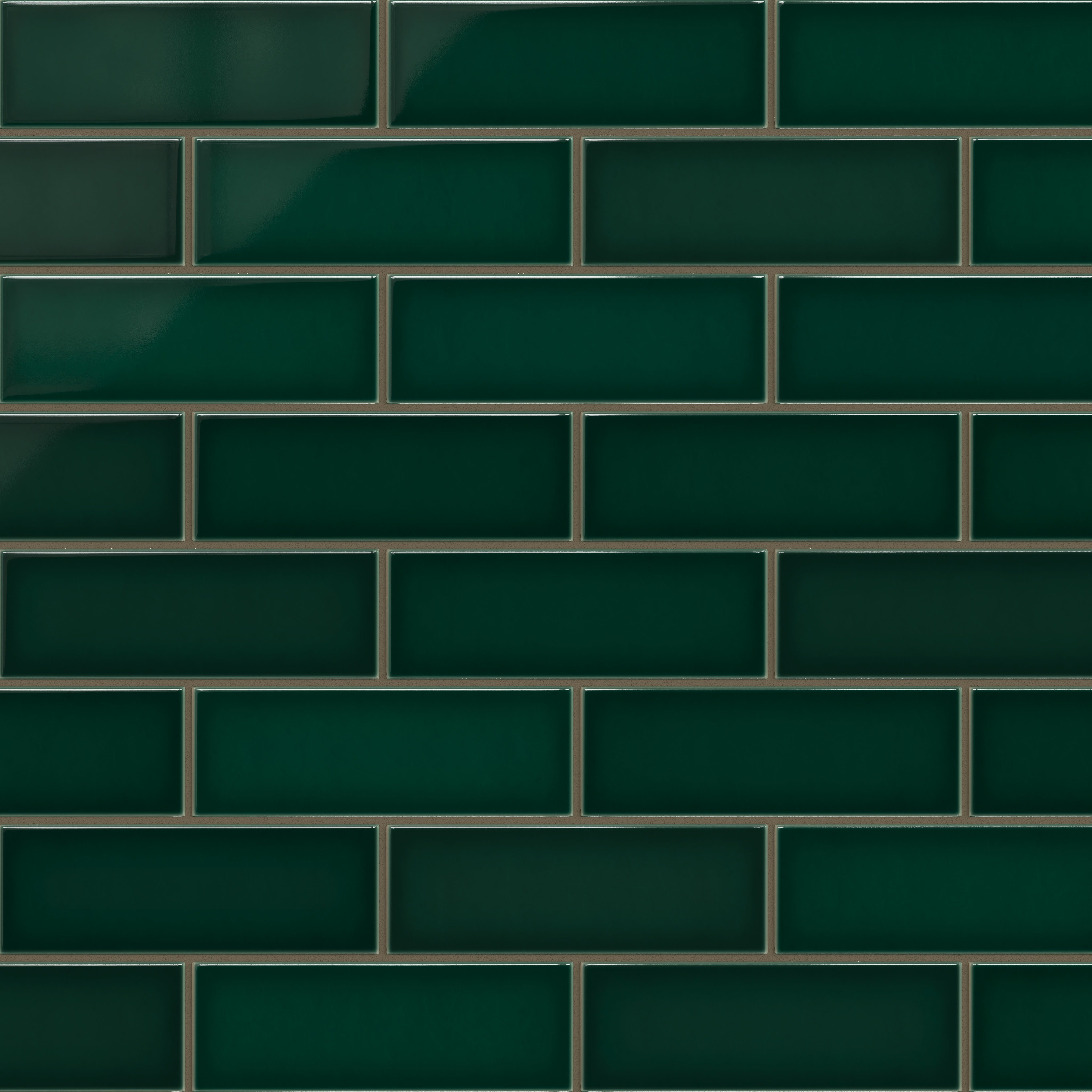 値下げGaryMcNeilll 5'8 CVII ゲイリー・マクニールクワッド 3x9 Original Ceramic Tile in Evergreen Gloss - Fireclay Tile