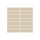 1x4 Straight Set Sheeted Original Ceramic Mosaic Tile in Dolomite Gloss
