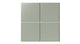 6x6 Natural Press Ceramic Tile in Terre Verte Matte