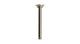 Emerson 8" Straight Shower Arm with Flange in Polished Nickel