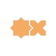 Star & Cross Original Ceramic Tile in Koi Matte