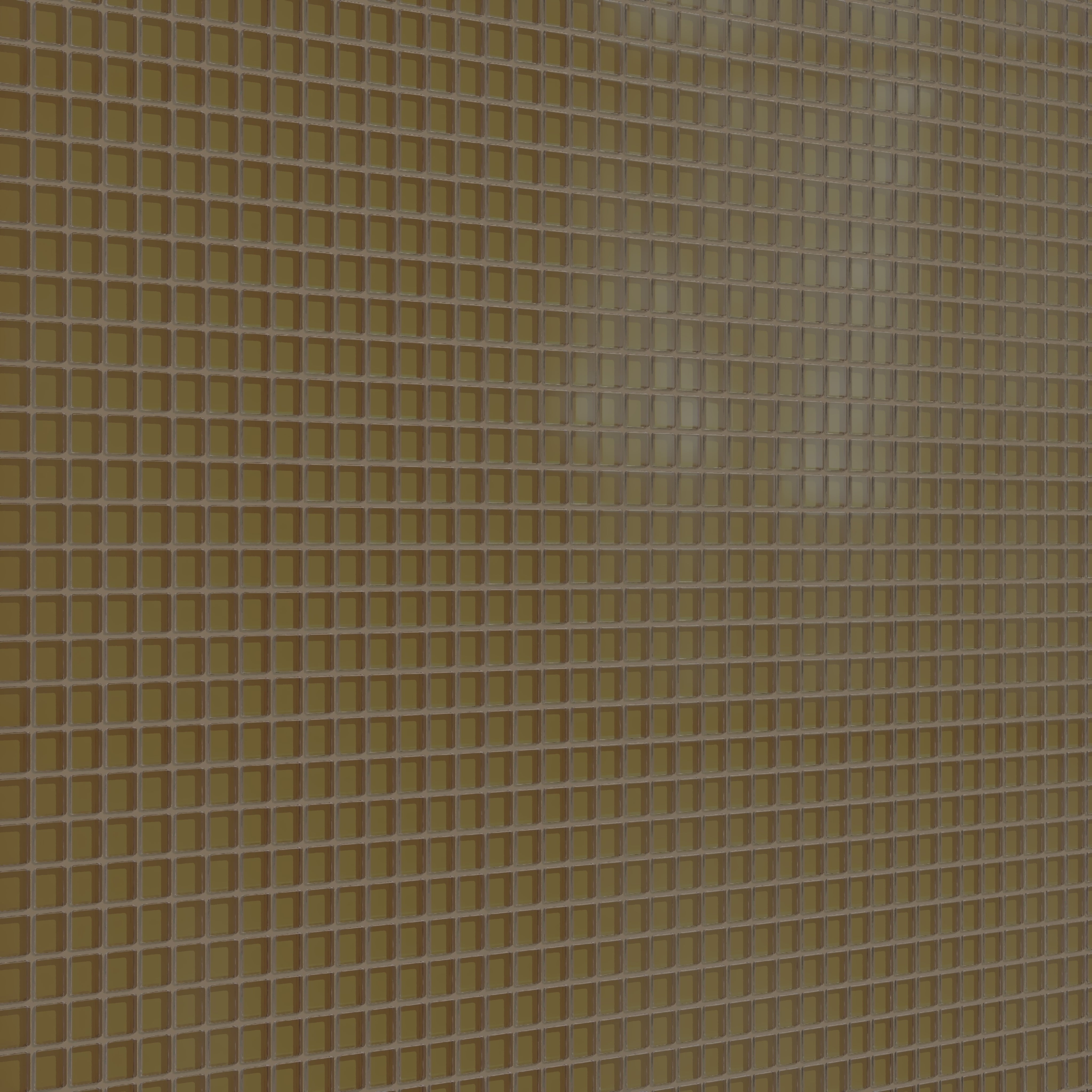 1x1 Straight Set Sheeted Glass Mosaic Tile in Merlin Matte