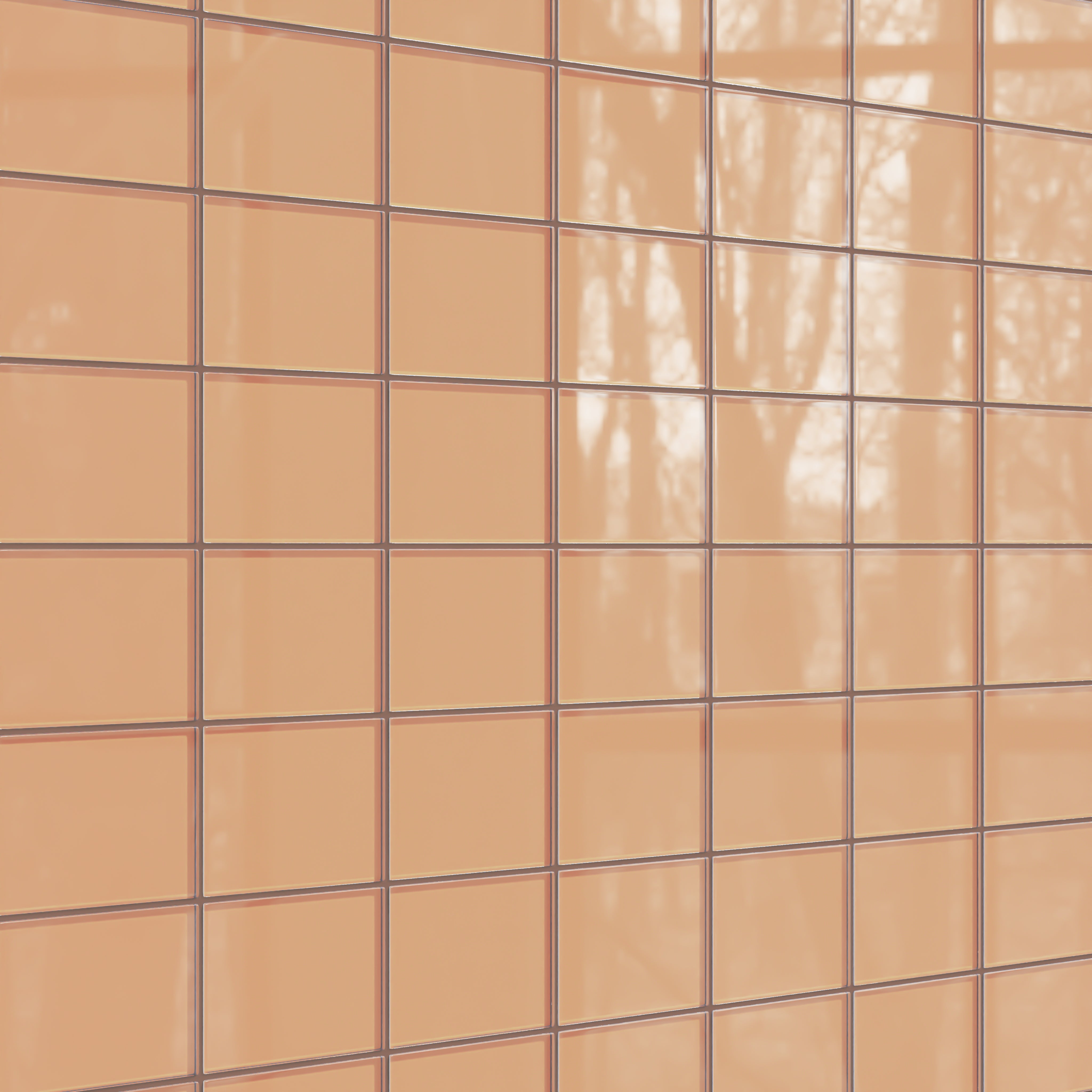 4x6 Glass Tile in Carolina Wren Gloss