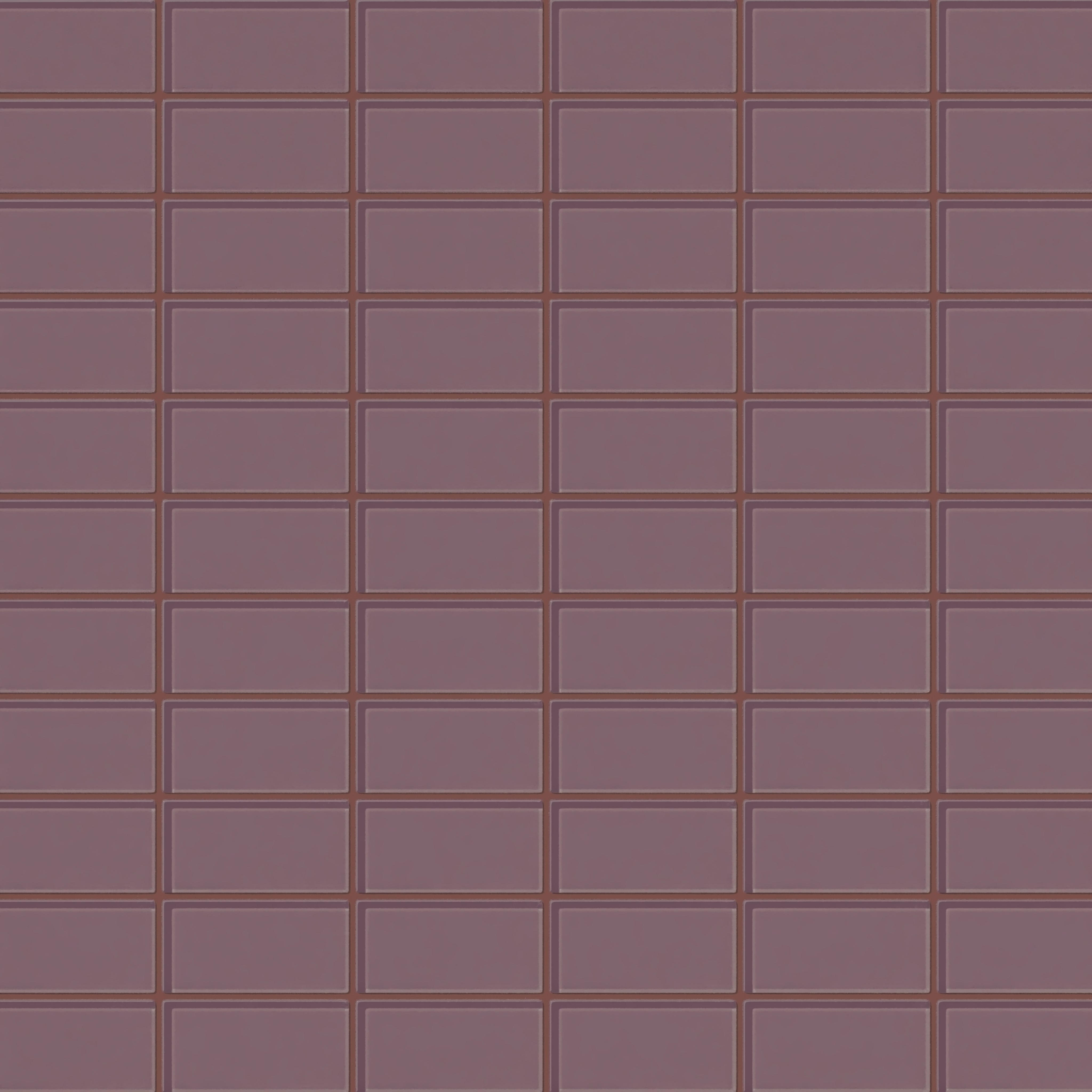 2x4 Straight Set Sheeted Glass Mosaic Tile in Crane Gloss