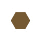 6" Hexagon Original Ceramic Tile in Chaparral Matte
