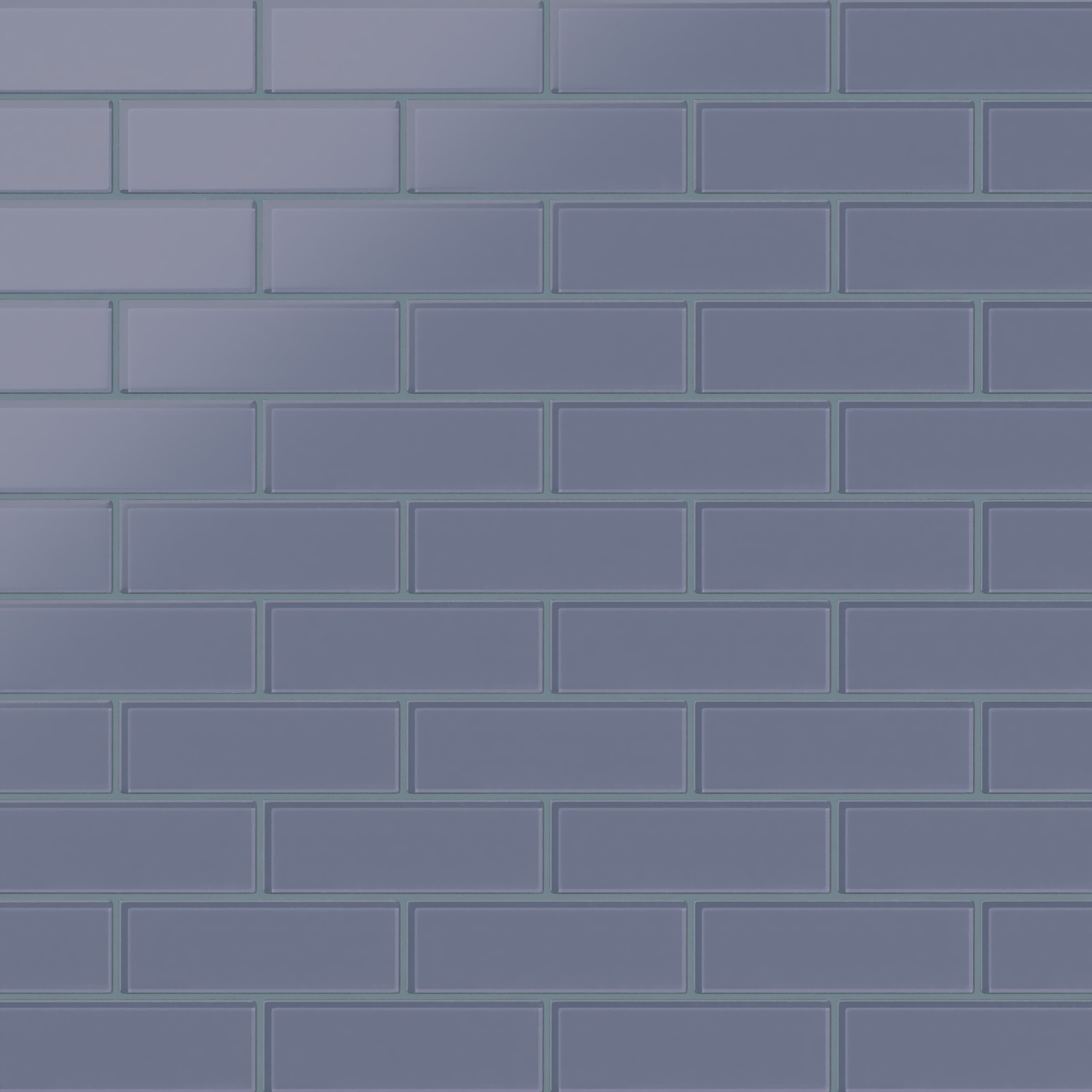 2x6 Glass Tile in Nuthatch Matte