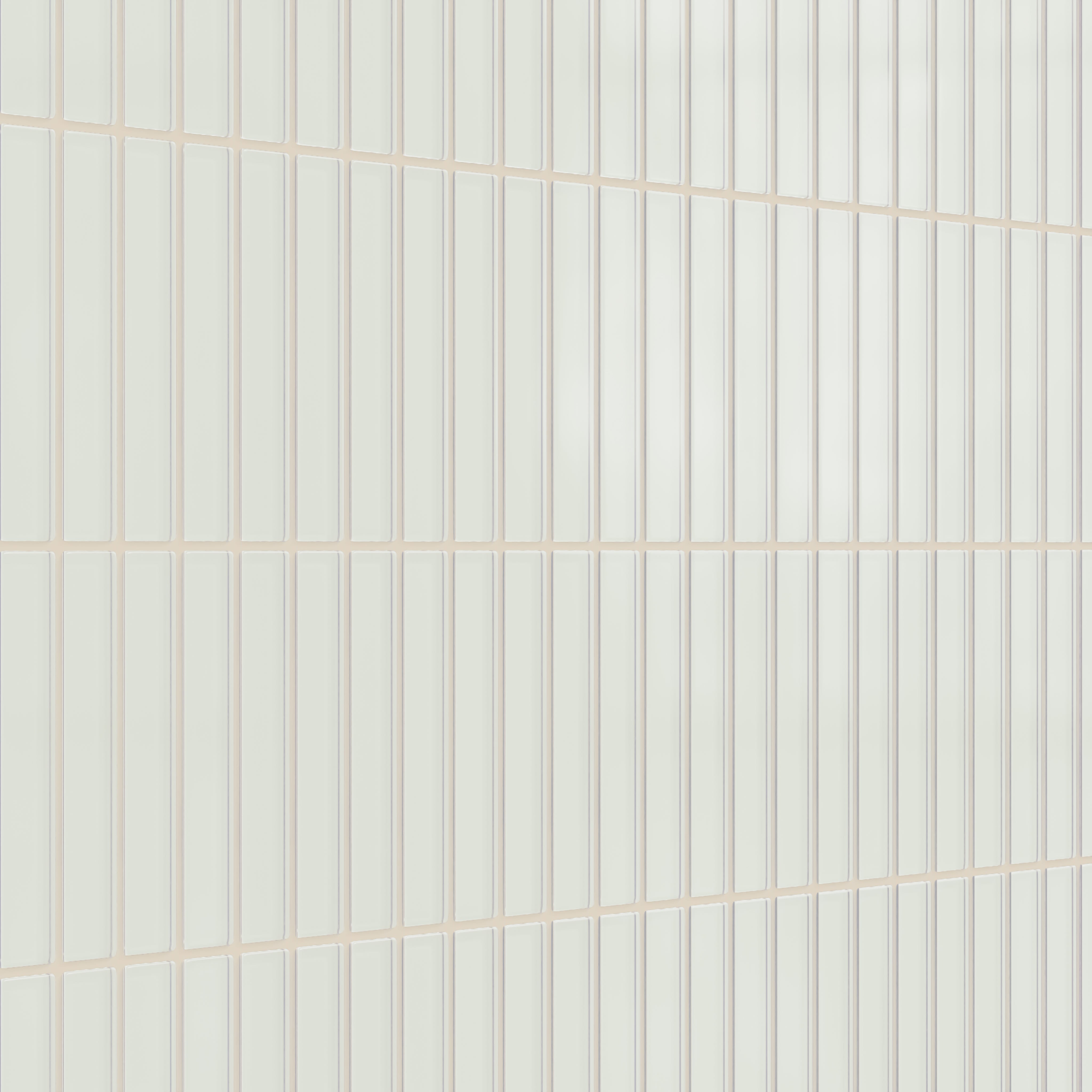 1x6 Straight Set Sheeted Glass Mosaic Tile in Flycatcher Matte