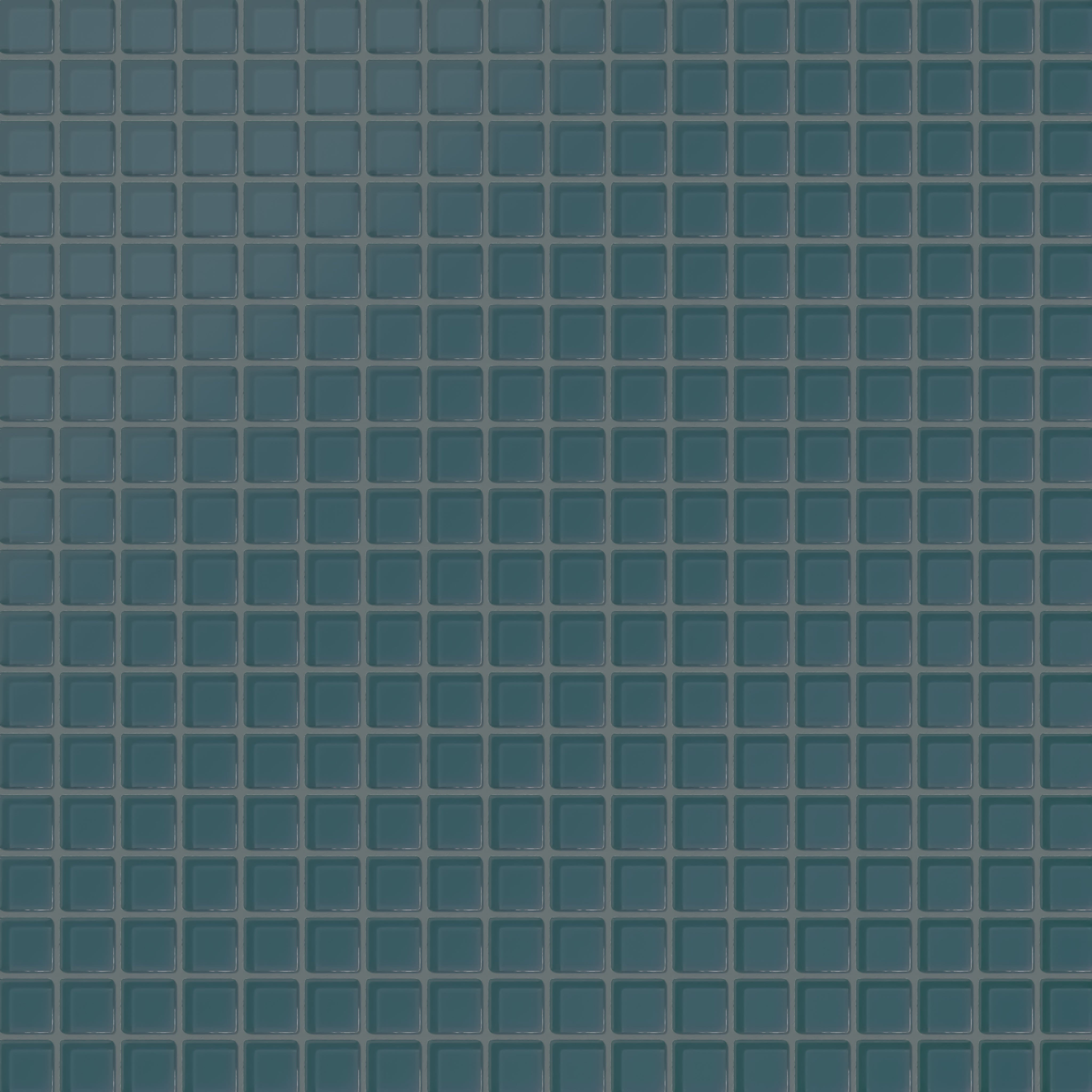 1x1 Straight Set Sheeted Glass Mosaic Tile in Magpie Matte