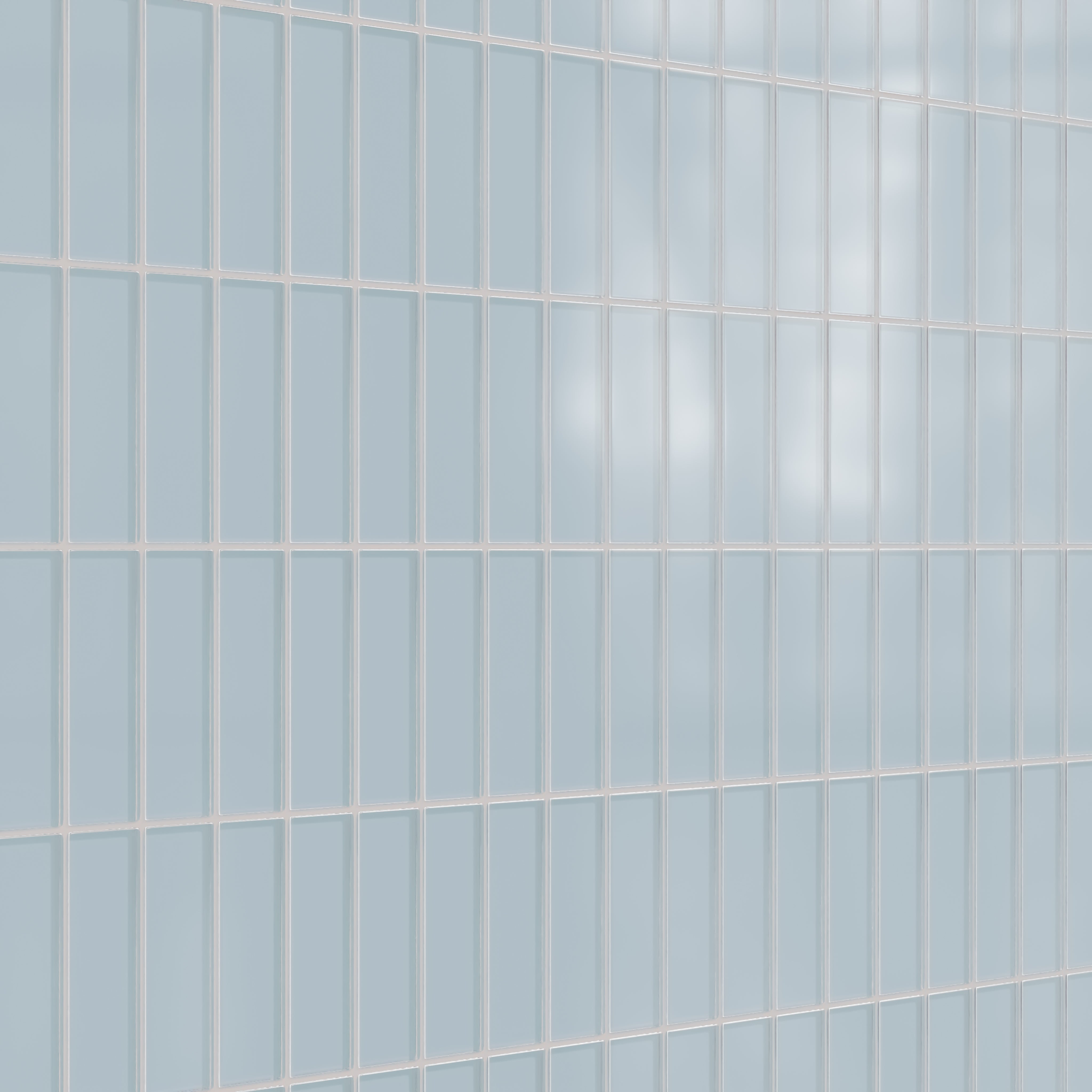 2x6 Glass Tile in Partridge Matte