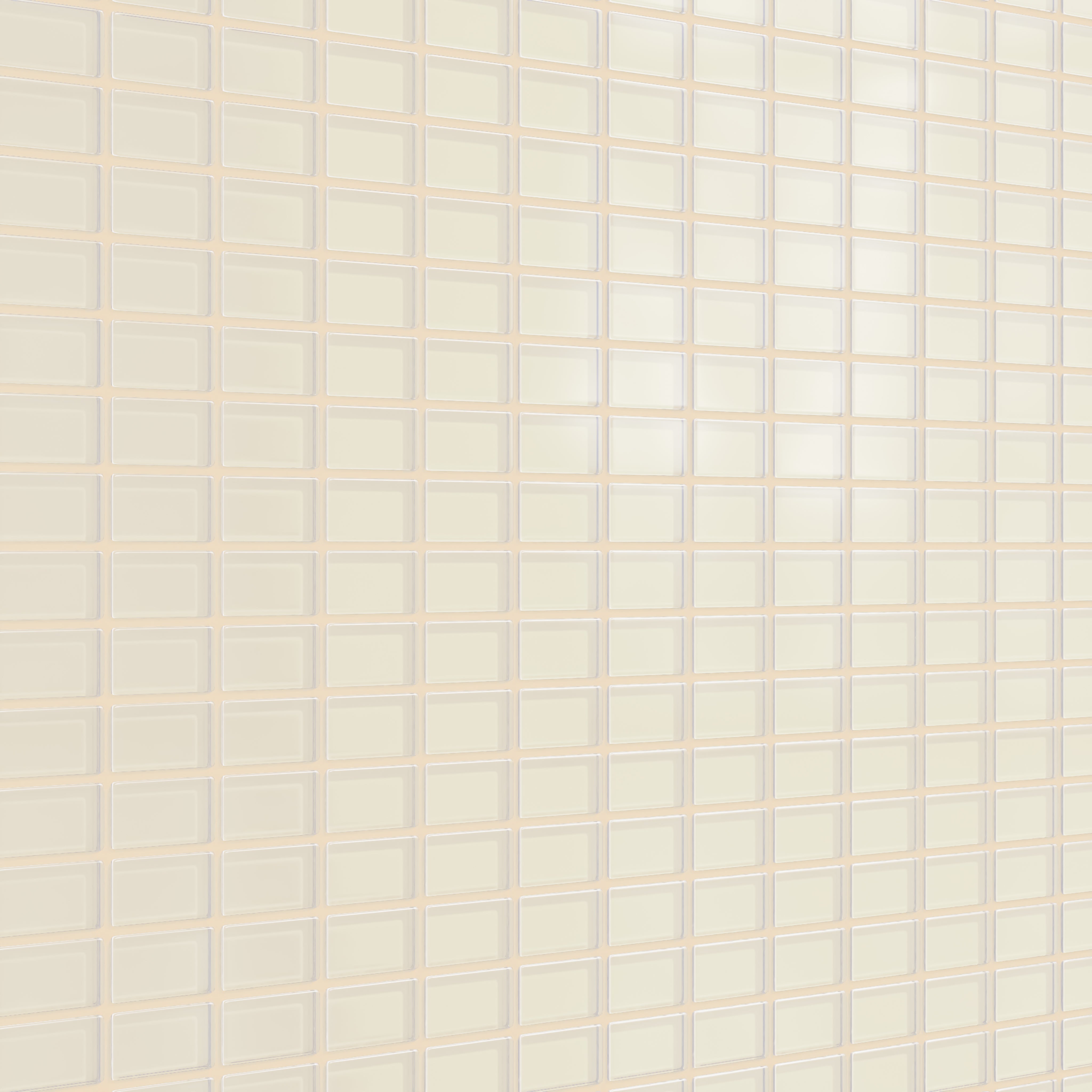 1x2 Straight Set Sheeted Glass Mosaic Tile in Sparrow Matte