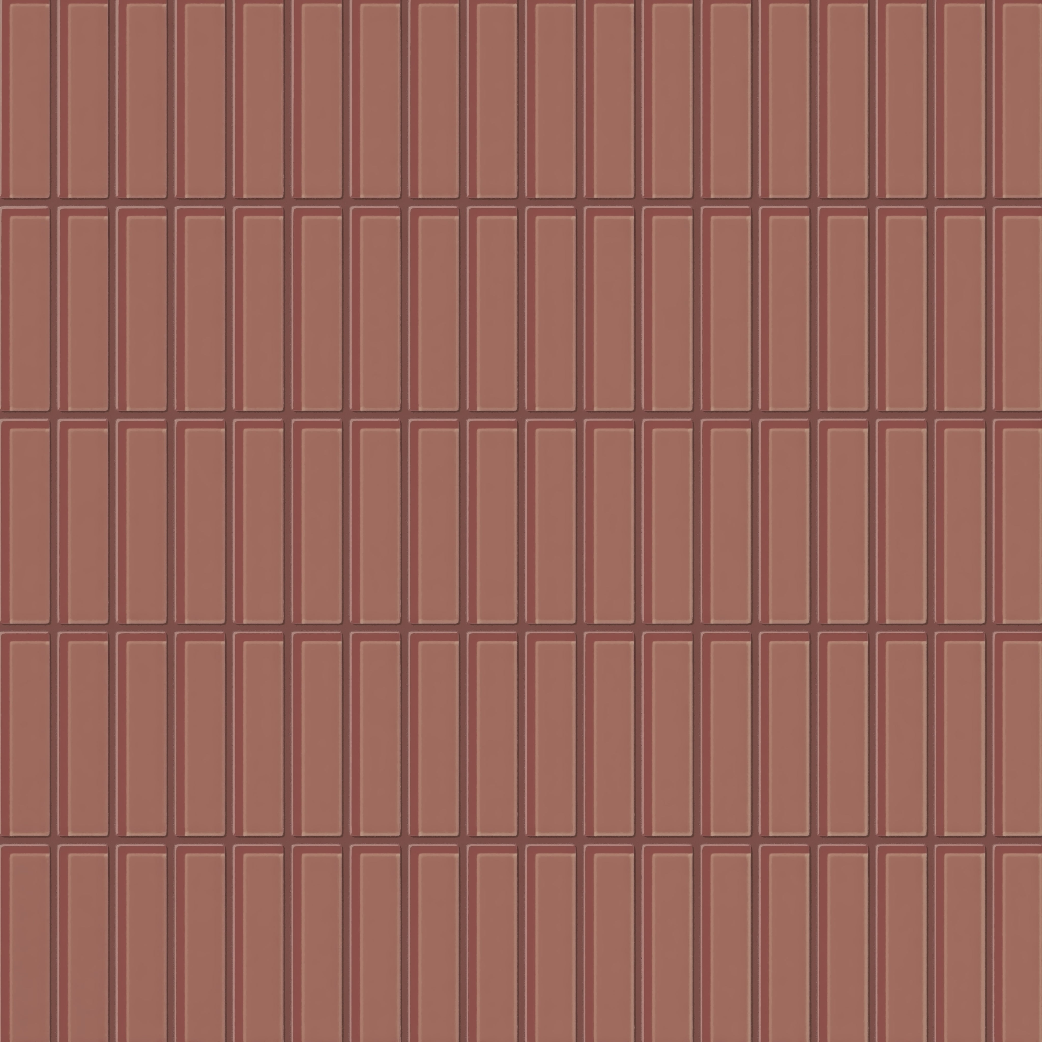 1x4 Straight Set Sheeted Glass Mosaic Tile in Flicker Gloss