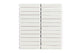 1x6 Straight Set Sheeted Original Ceramic Mosaic Tile in Limewash Gloss