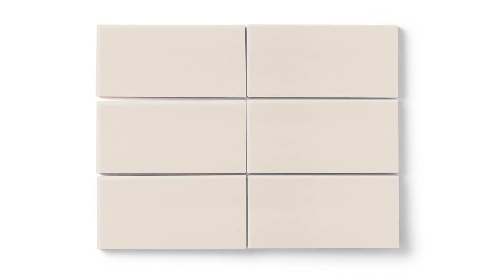 4x8 Original Ceramic Tile in Ivory Gloss